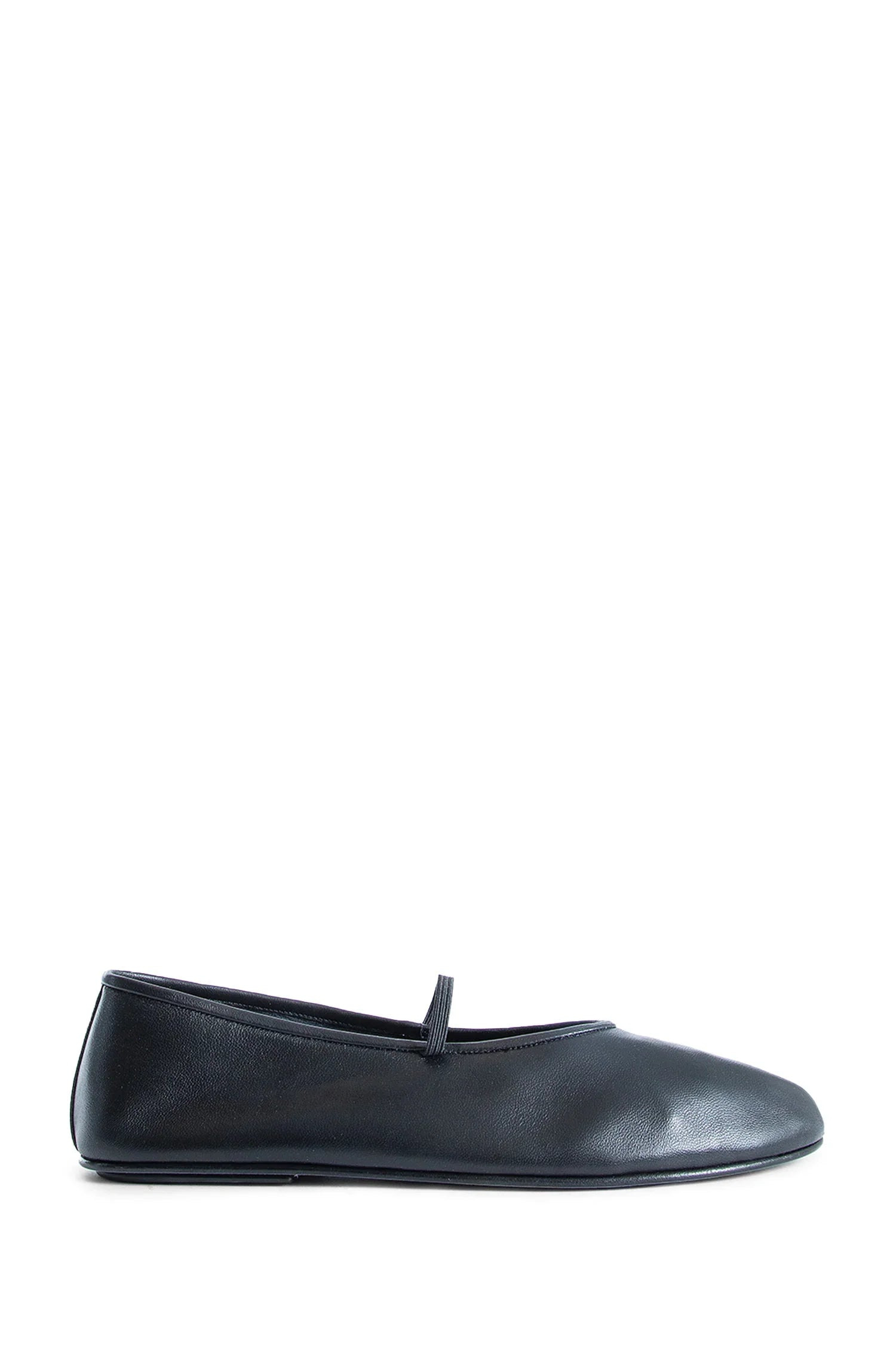 Elastic-Ballet-Slippers-In-Leather - 1
