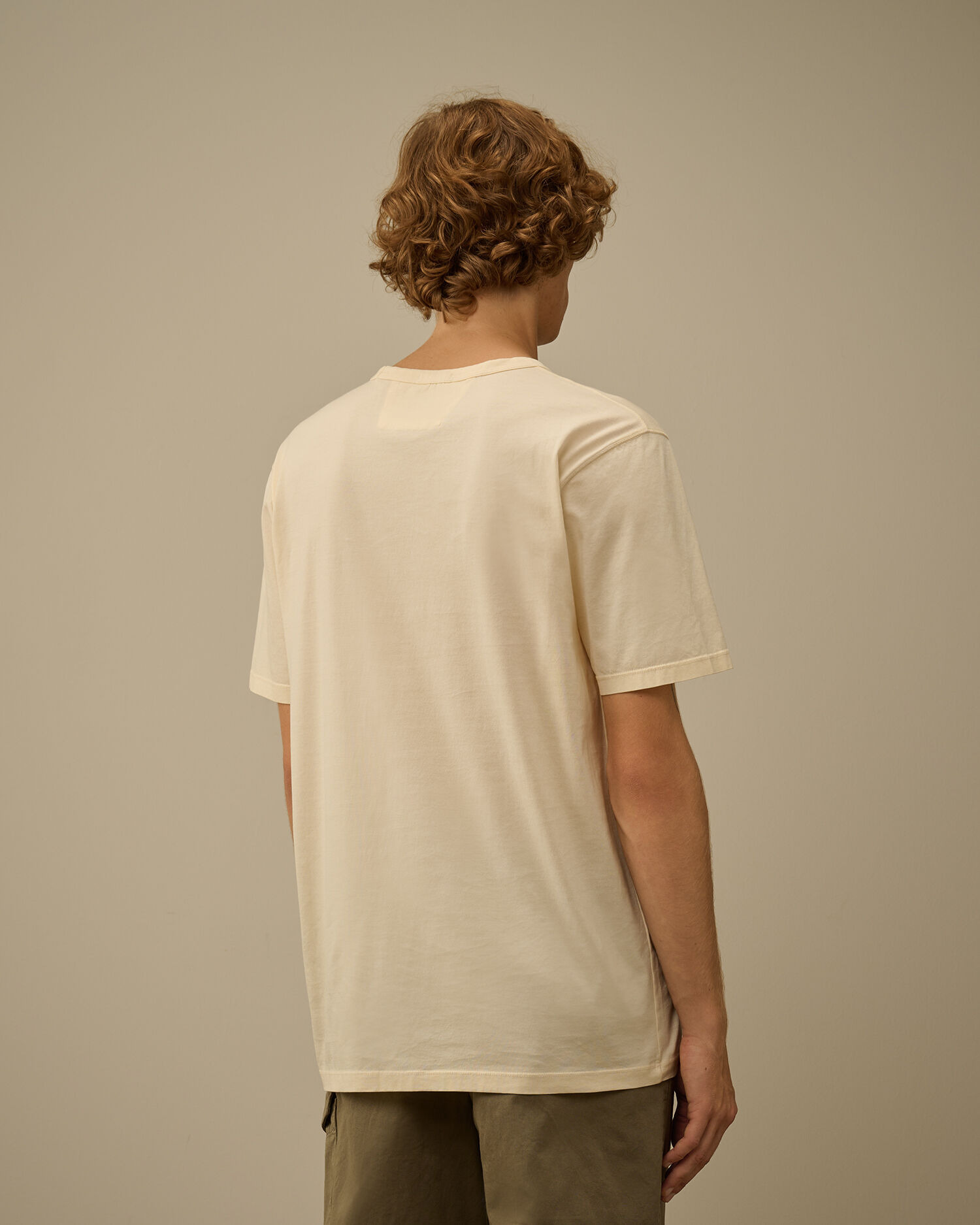 Mercerized 70/2 Jersey Gasato Short Sleeve Logo T-Shirt - 4