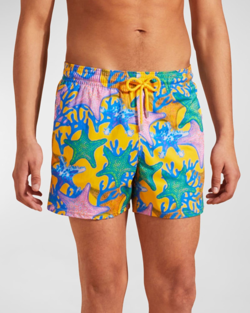 Vilebrequin Men's Glowed Star Swim Shorts outlook