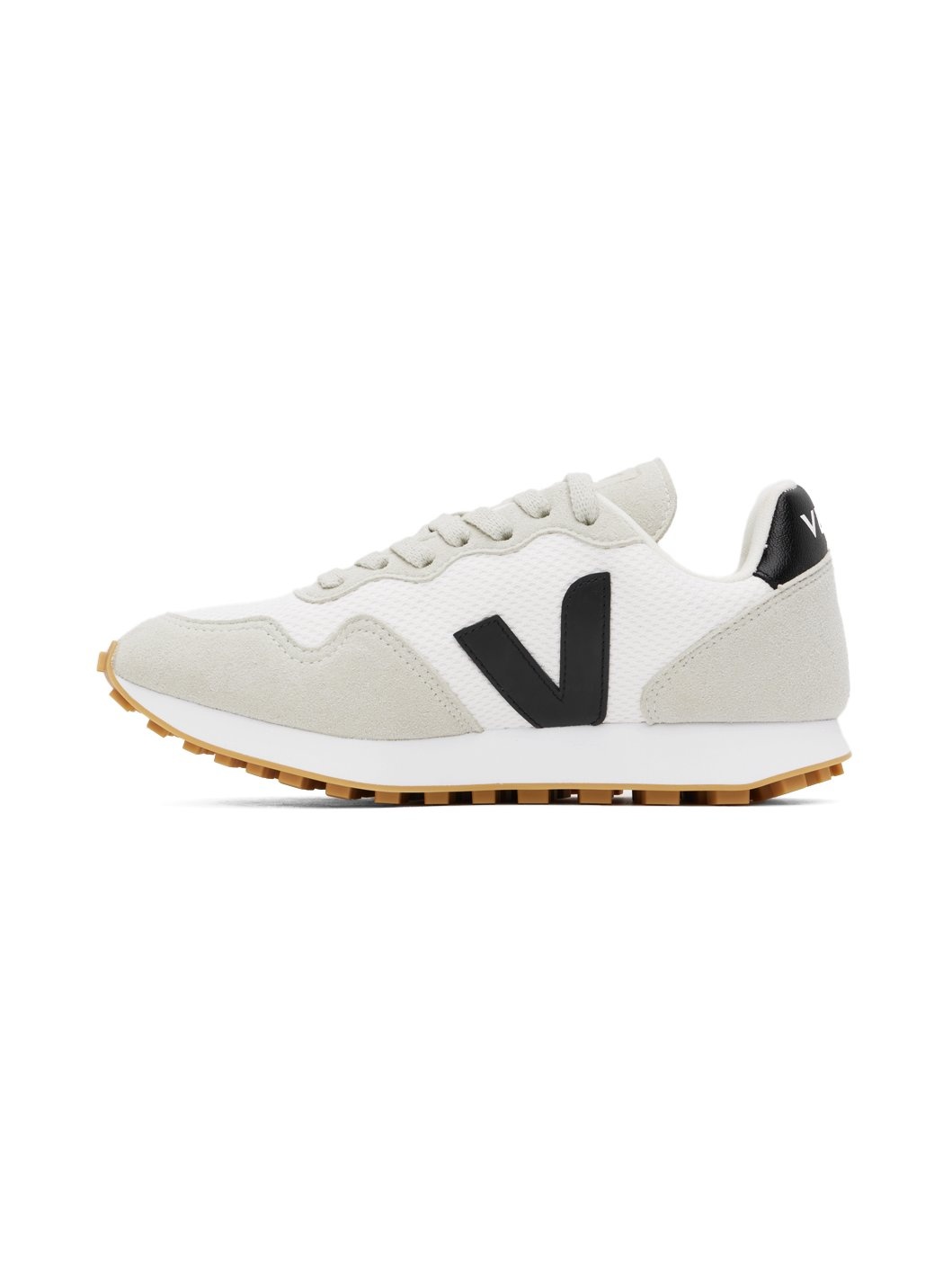 Gray & White SDU Rec Alveomesh Sneakers - 3
