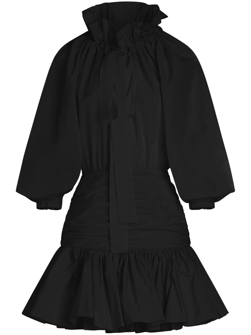 Volume sleeve mini dress 1