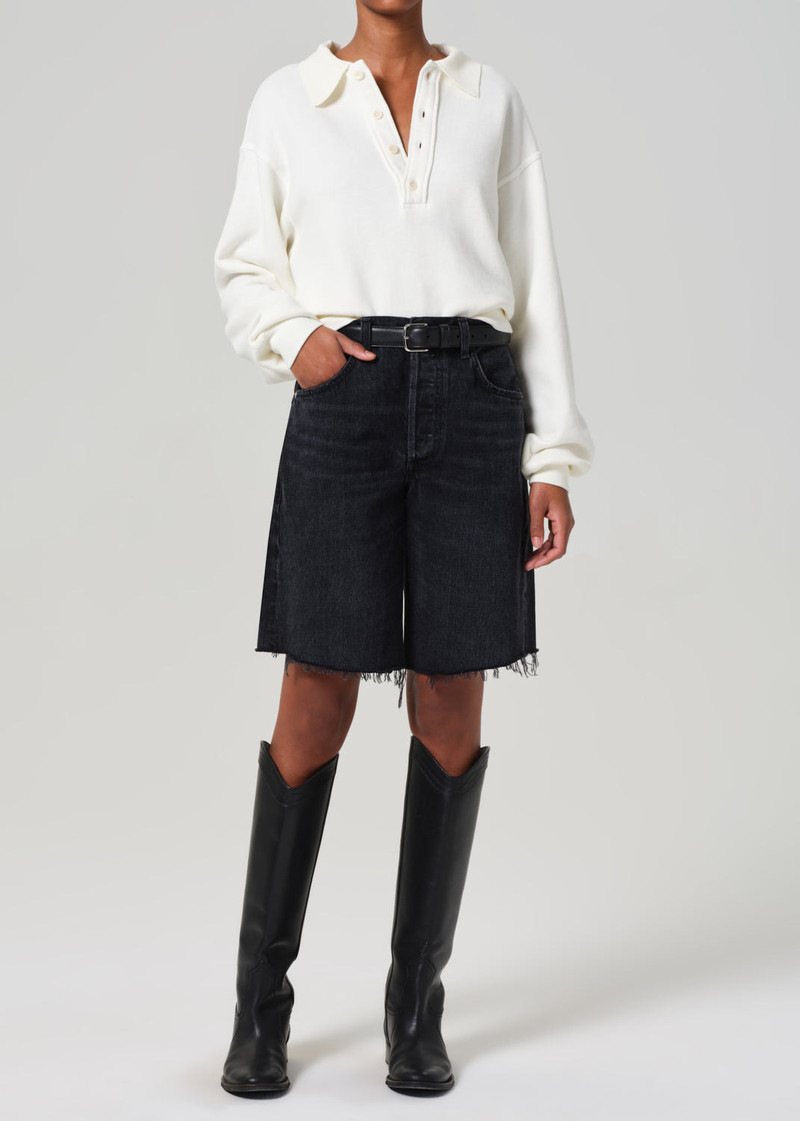 Remi cotton-blend jersey 스웨터 백색 7