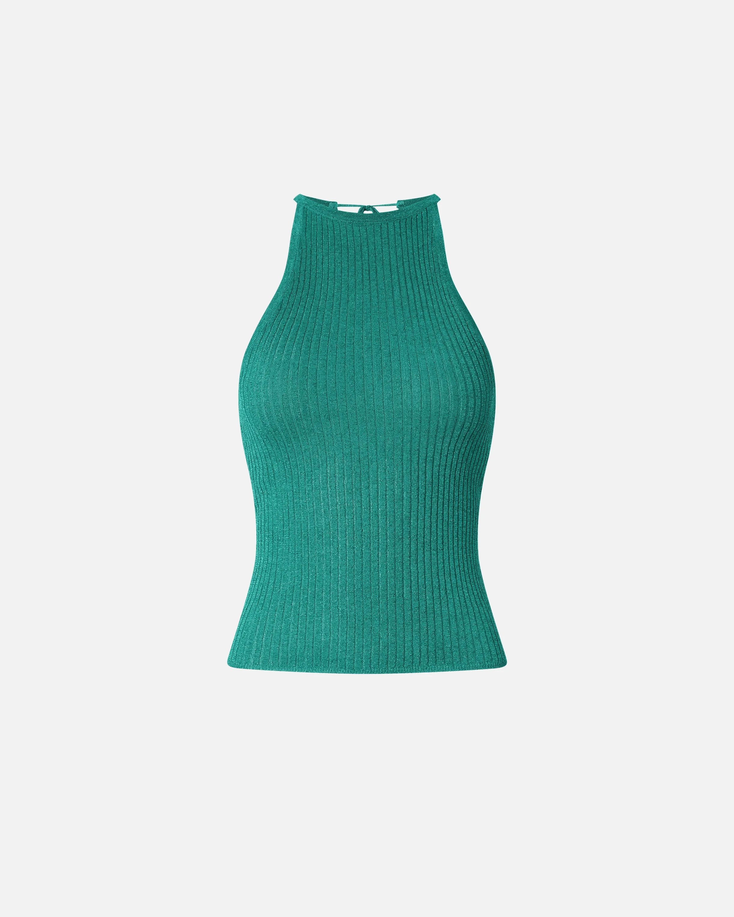 OFF-THE-SHOULDER TOP WITH NECK FASTENING - 1