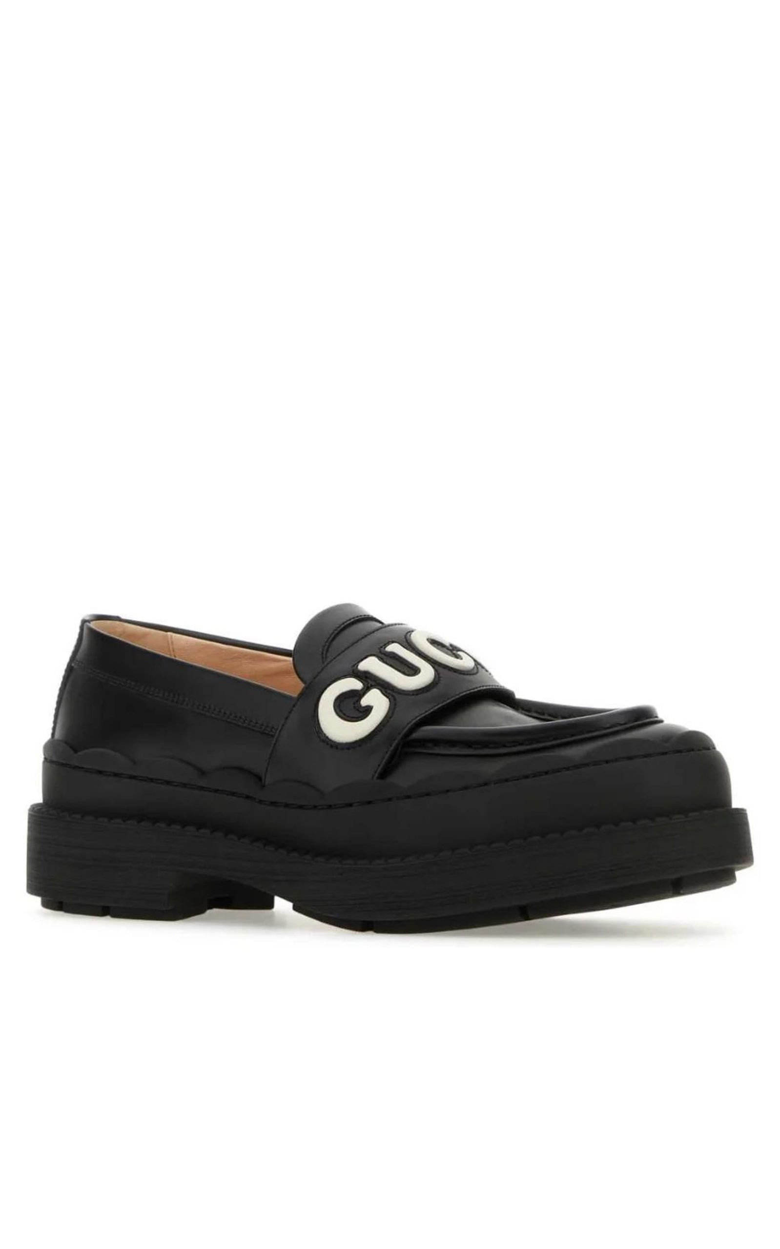 Logo Applique Leather Loafer - 2