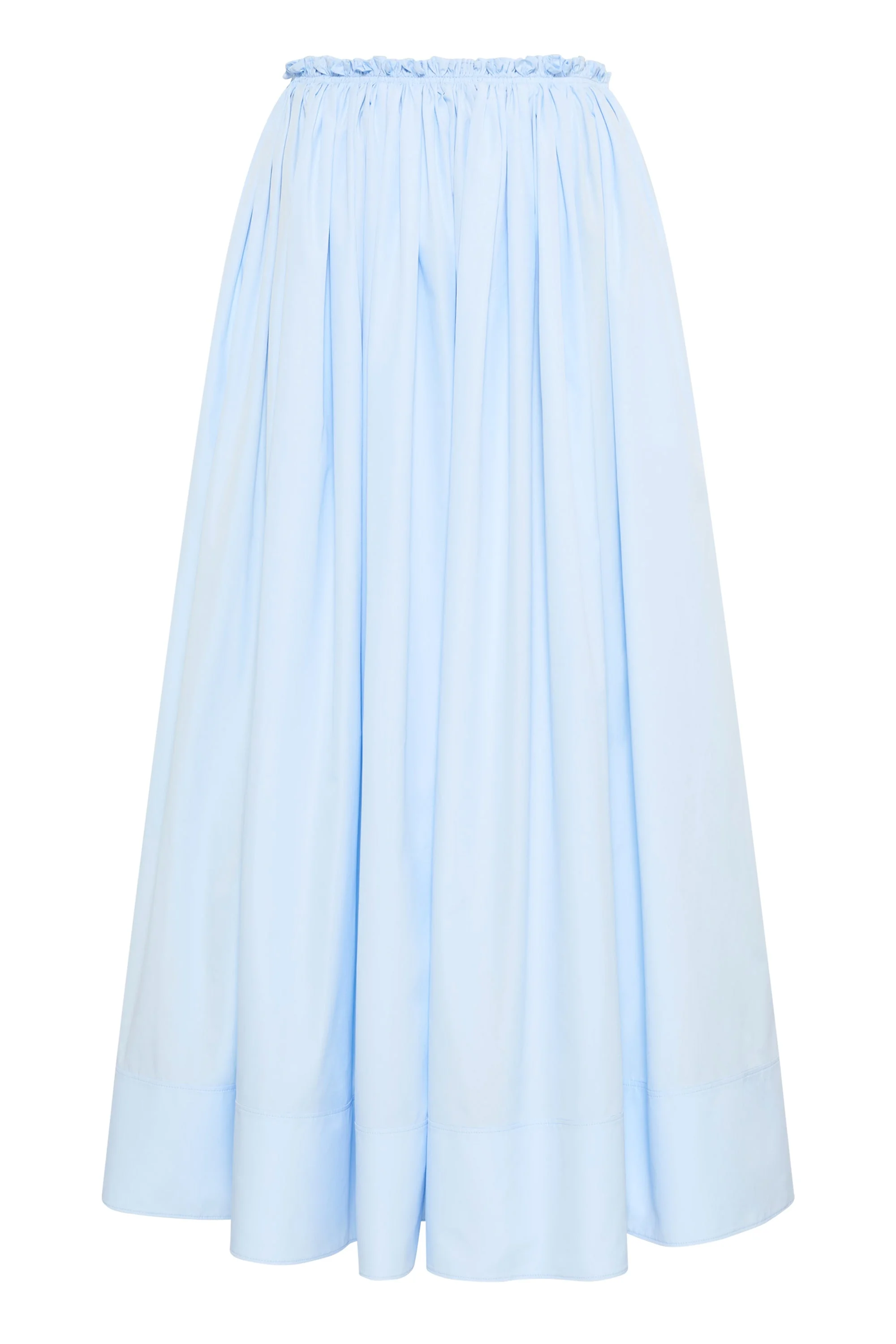 Shiva Maxi Skirt in Light Blue Sea Island Cotton - 1