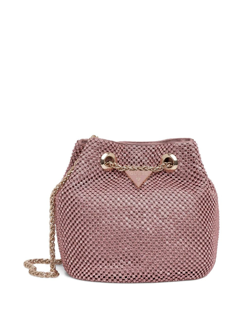 Sofia rhinestone-embellished mini bucket bag - 5