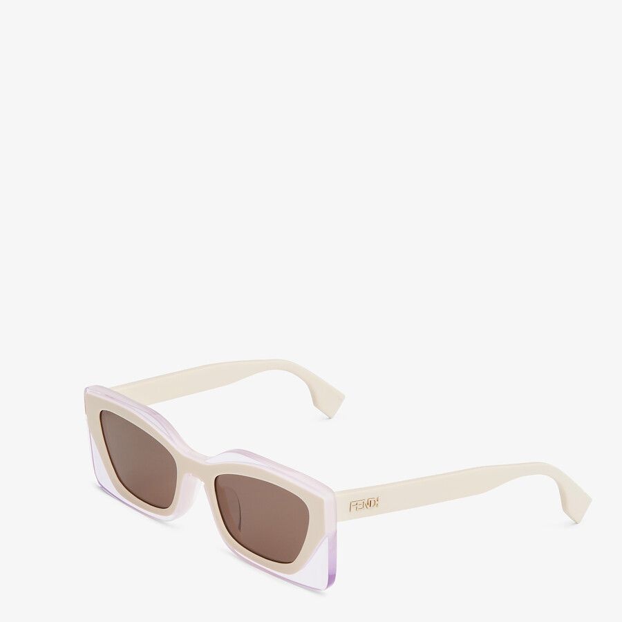 White acetate sunglasses - 2