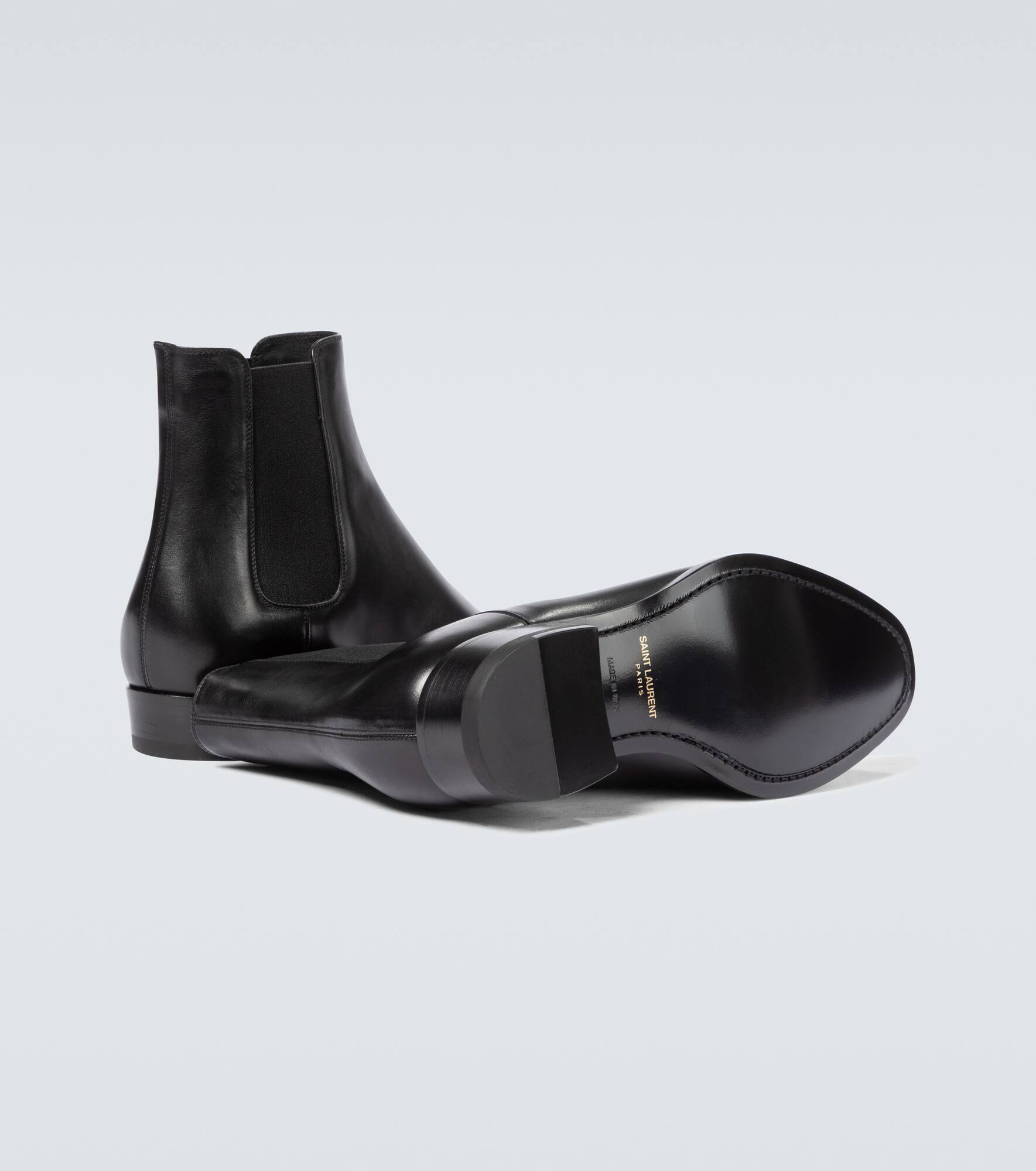Wyatt leather Chelsea boots - 3
