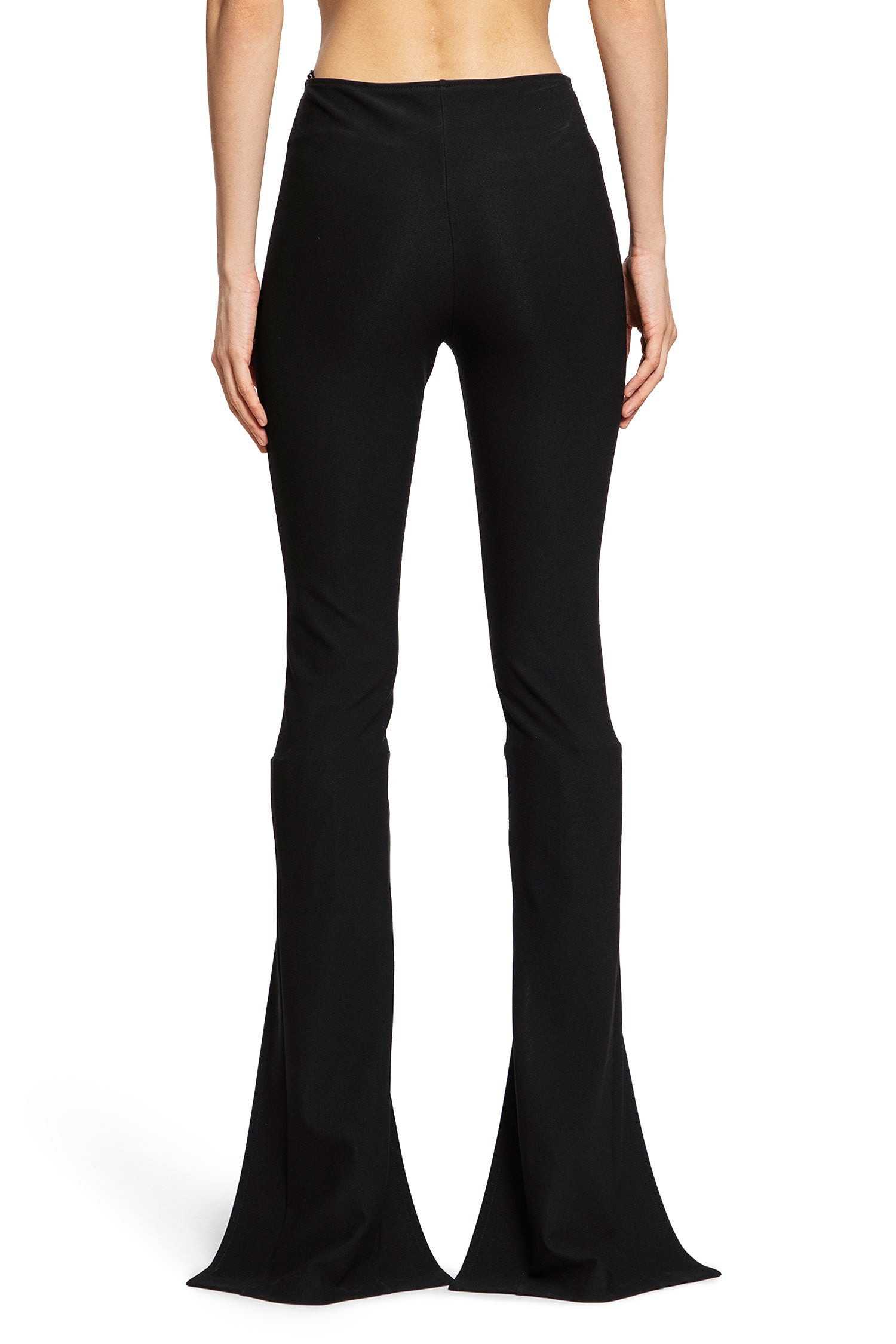 Fitted Trousers With Front Split - 3
