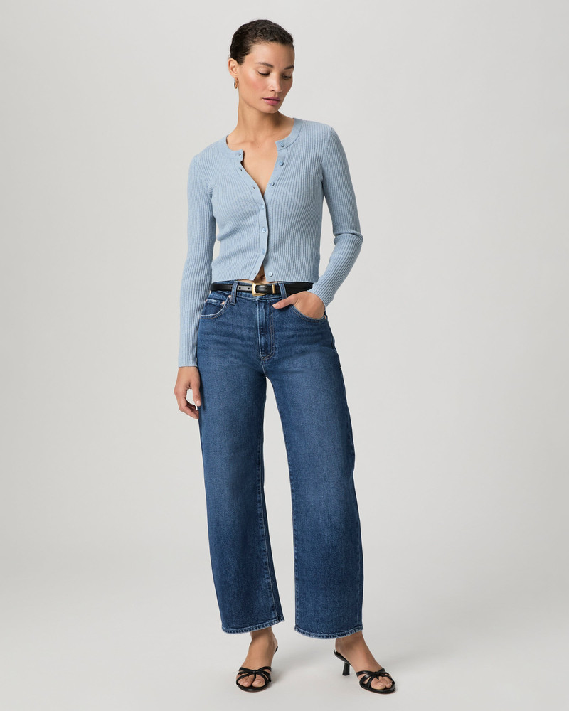 PAIGE Arellia Ankle Barrel Leg Jean outlook