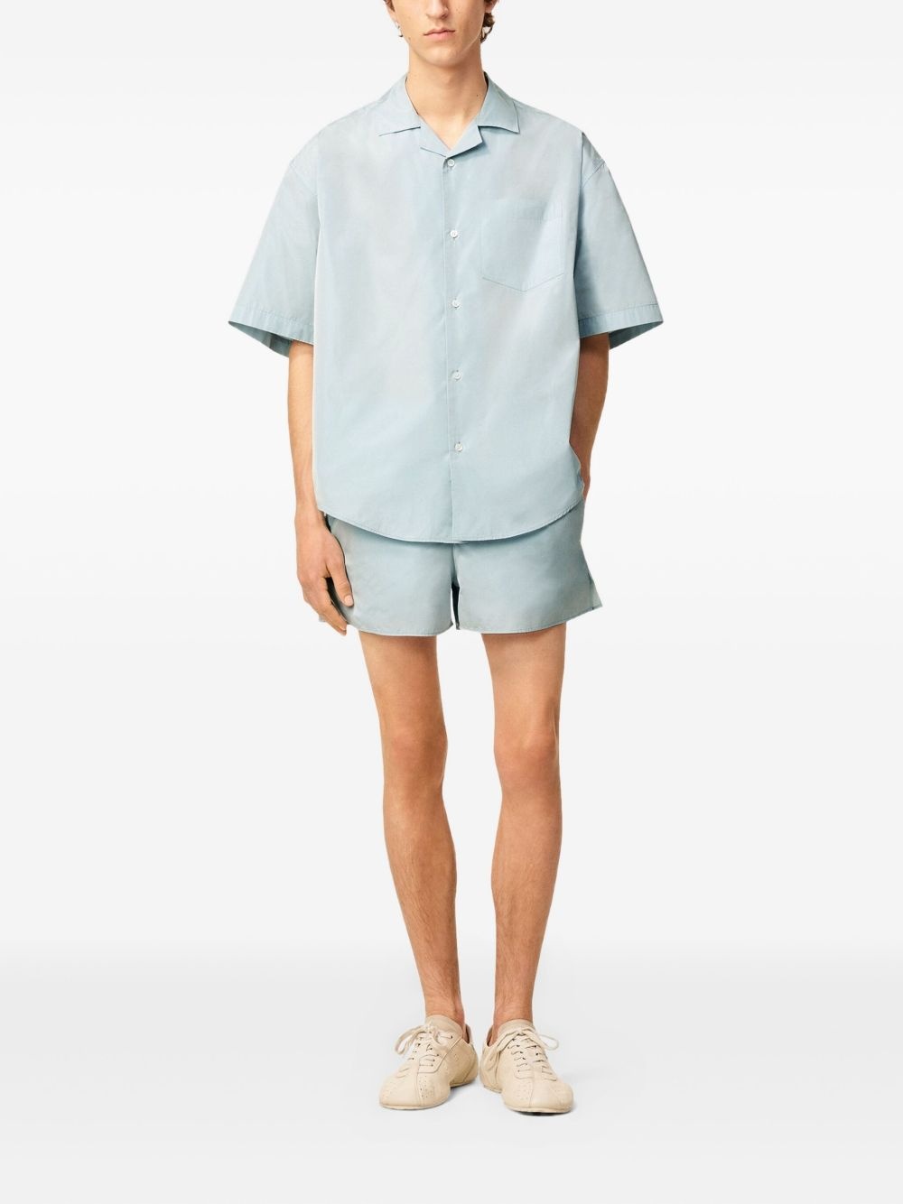short-sleeve button-up shirt - 3