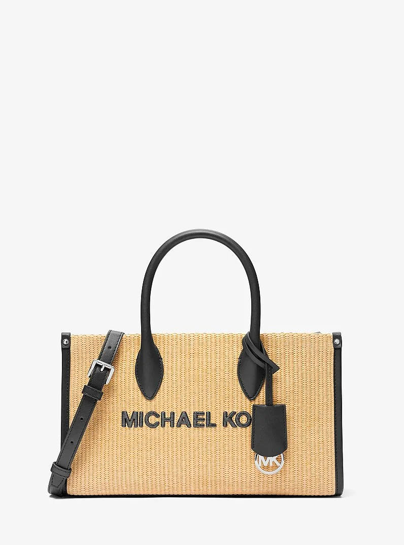 Mirella Medium Woven Satchel - 1