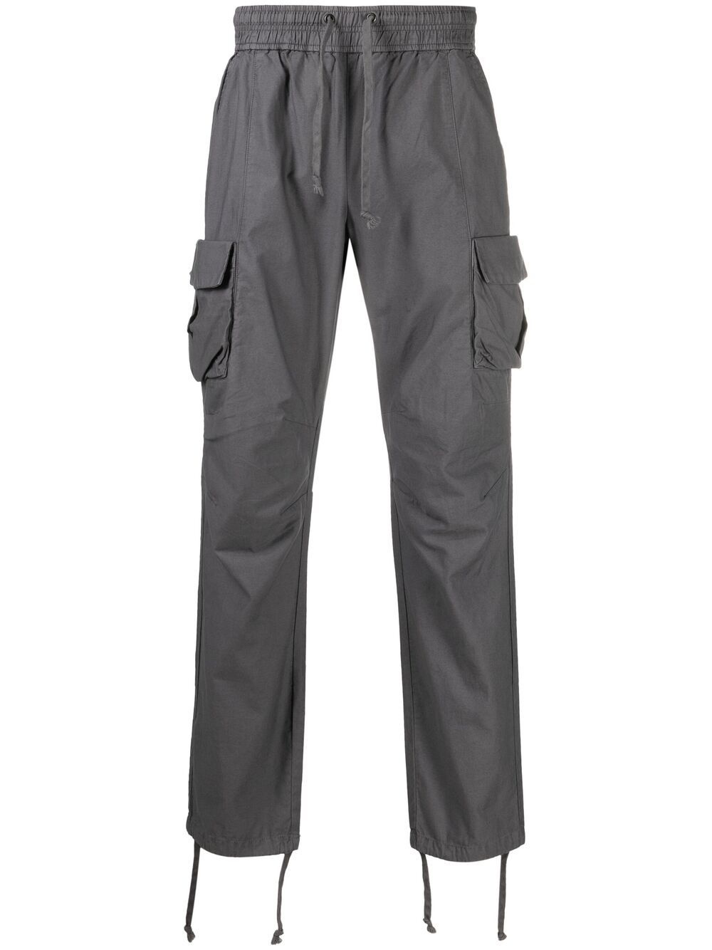 straight-leg cargo trousers - 1