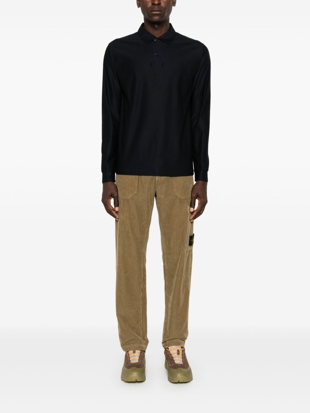 cotton jersey polo shirt - 2