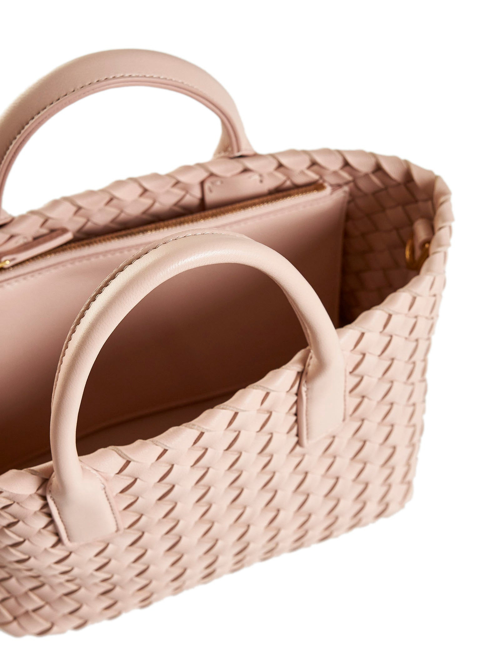 Bottega Veneta Women Cabat Intreccio Leather Mini Bag - 5