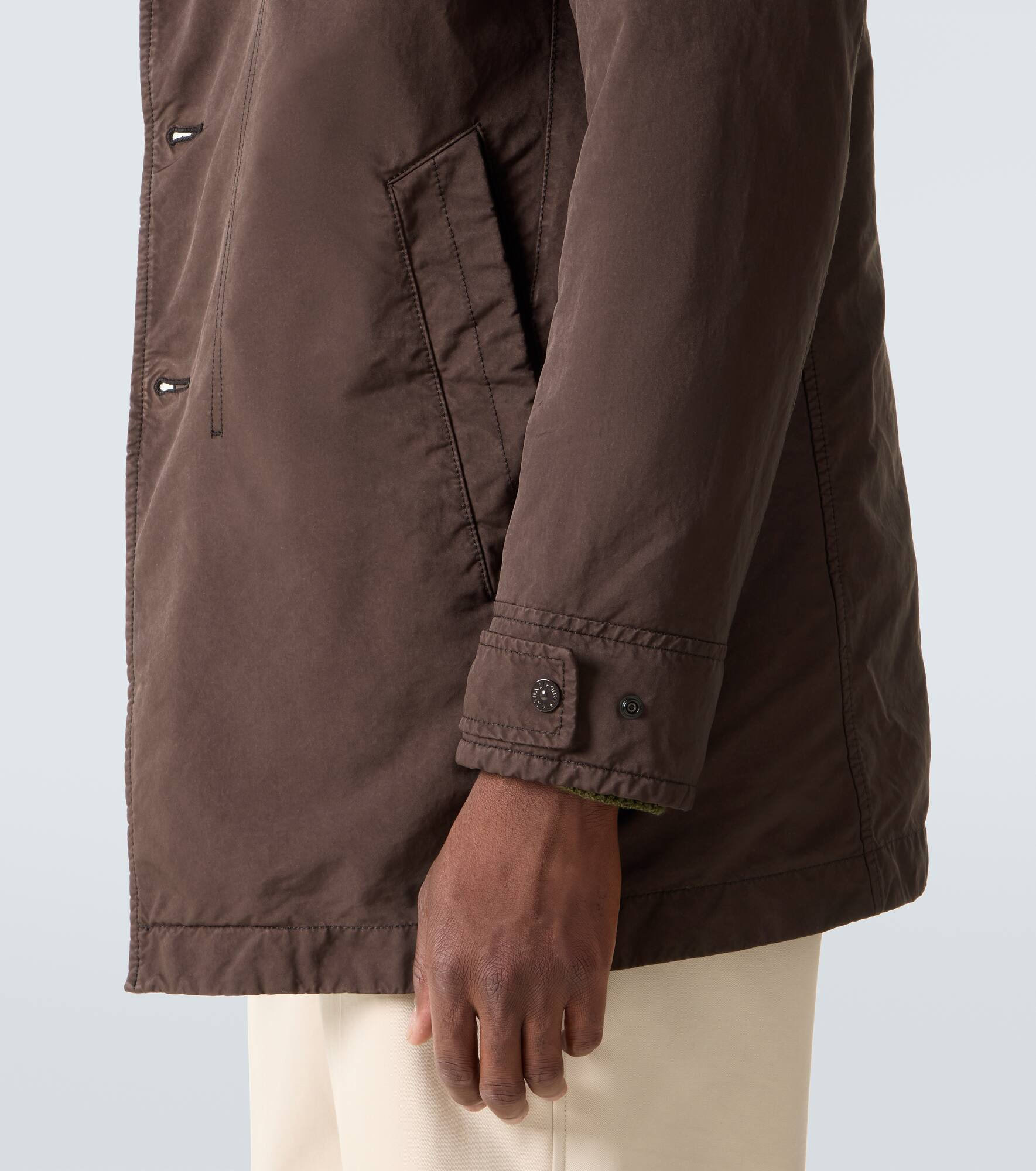 Ghost single-breasted car coat - 6
