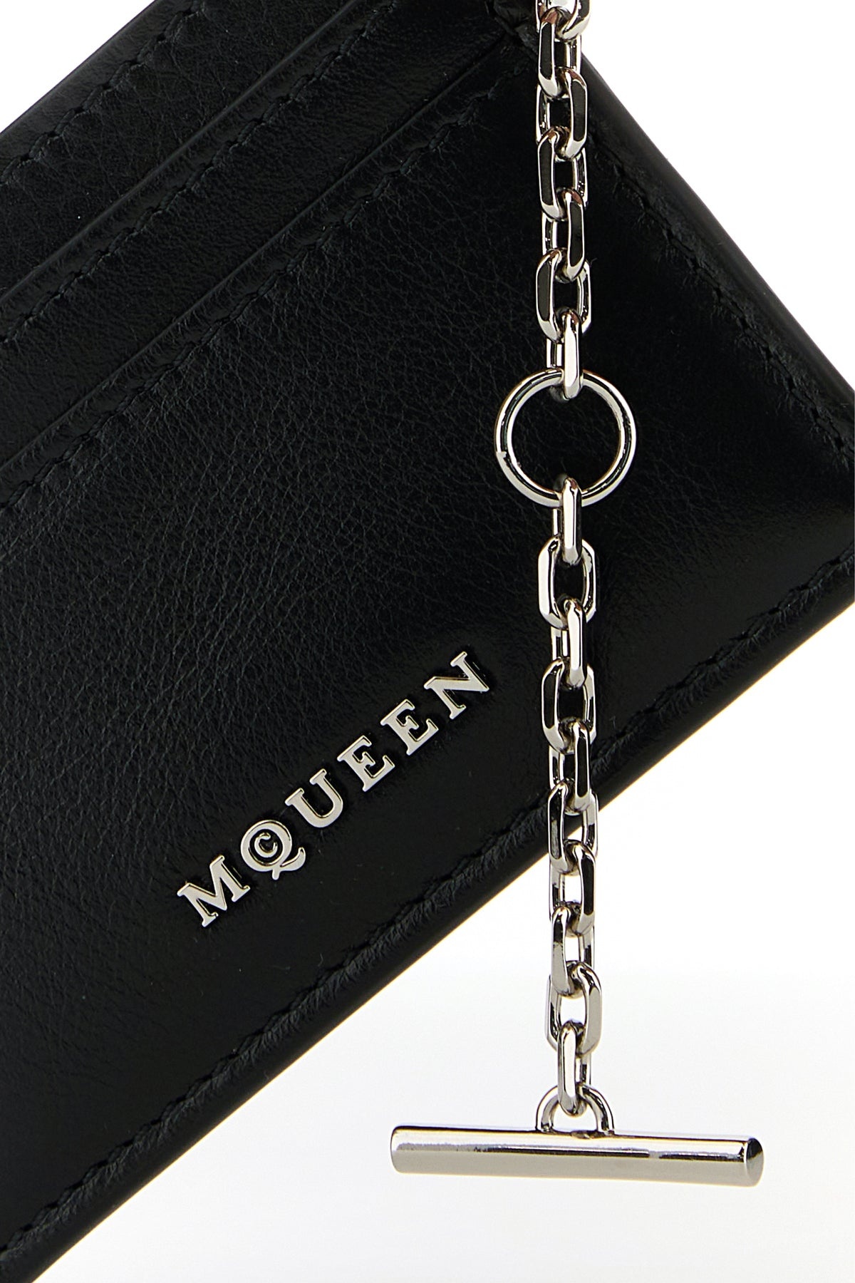 Black leather Sling card holder - 4
