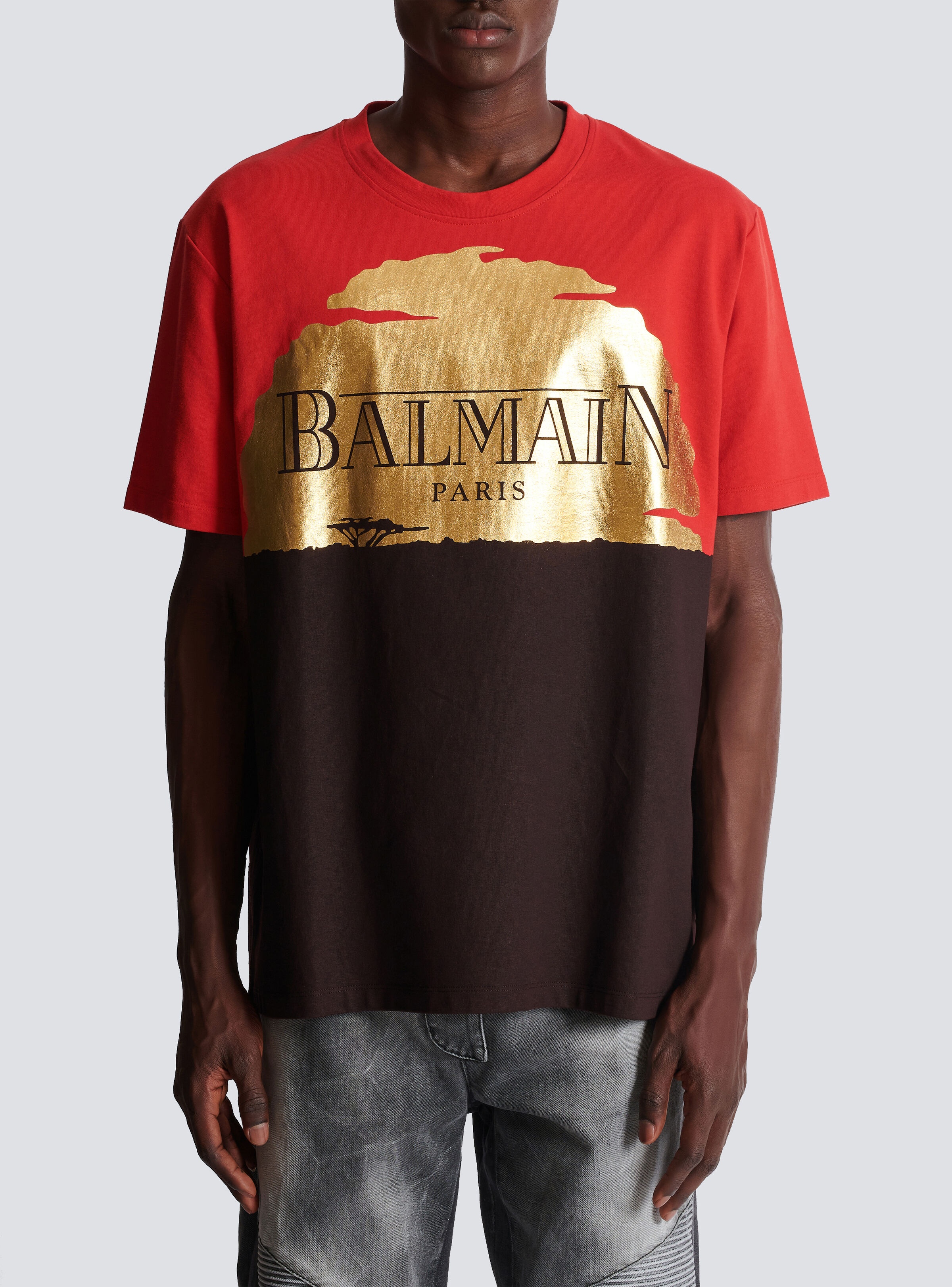 Disney x Balmain: The Lion King - Relaxed T-shirt with Sunset print - 5