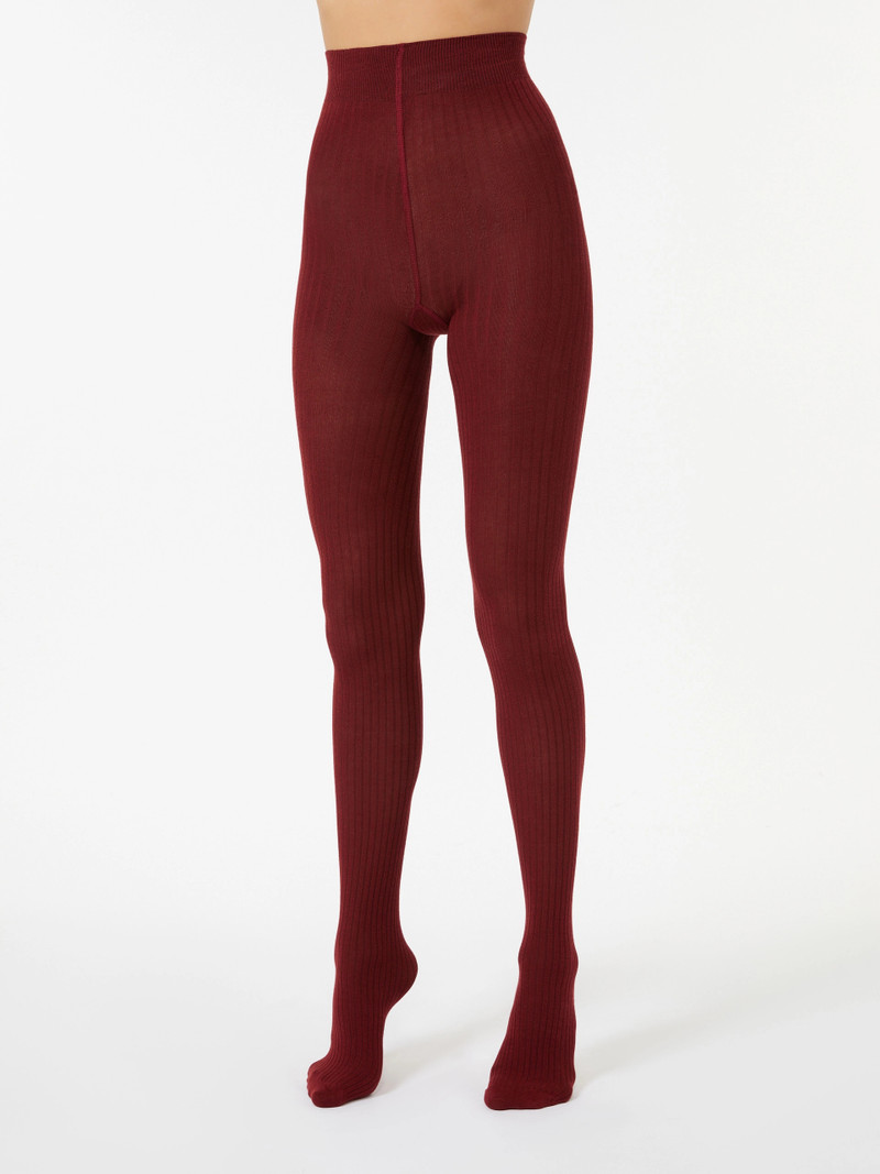 Max Mara Cotton tights - BORDEAUX outlook