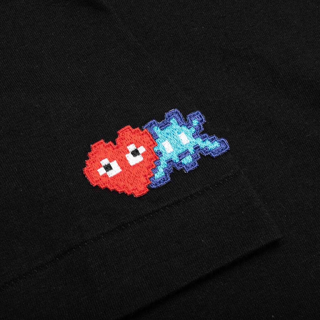 COMME DES GARCONS PLAY X THE ARTIST INVADER S/S TEE - BLACK - 3