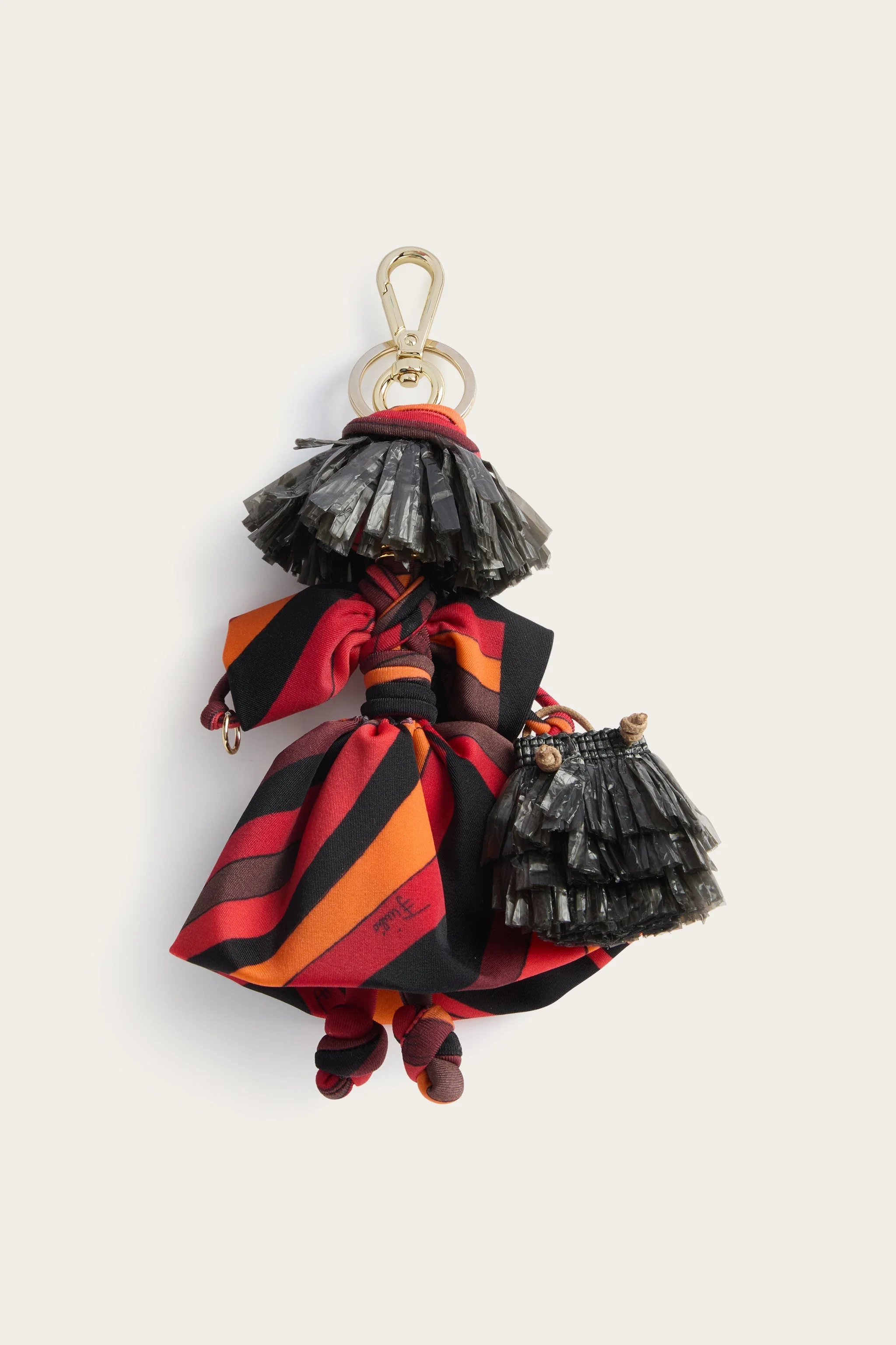 BAG CHARM IN IRIDE PRINT - 1