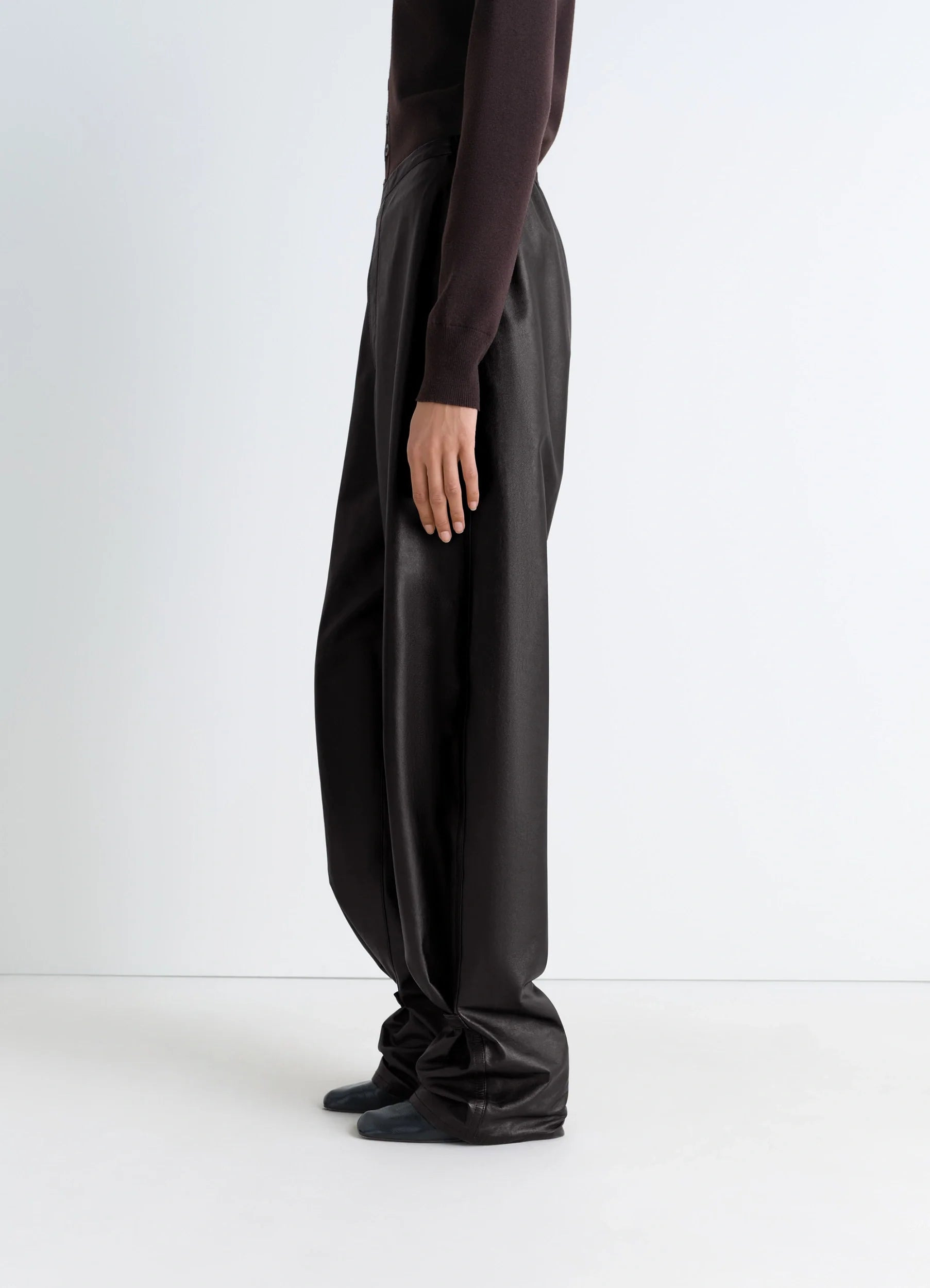 SOFT LEATHER PANTS - 4