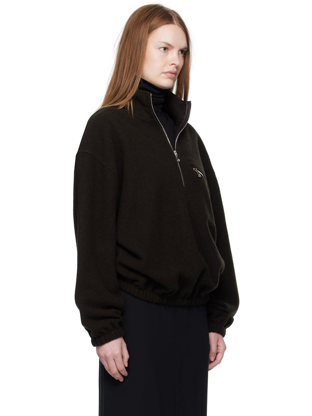 Green Fleece Sweater - 2