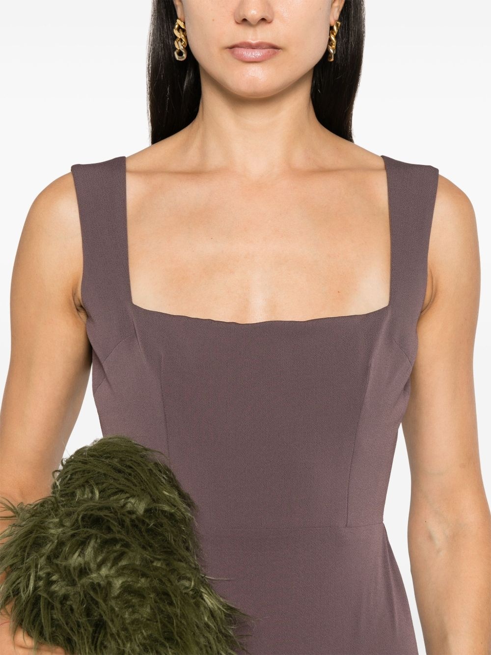 Portrait maxi dress - 5