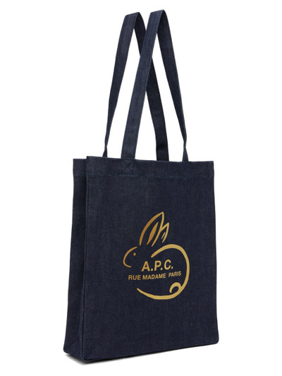 A.P.C. Navy Lunar New Year 2023 Lou Tote outlook