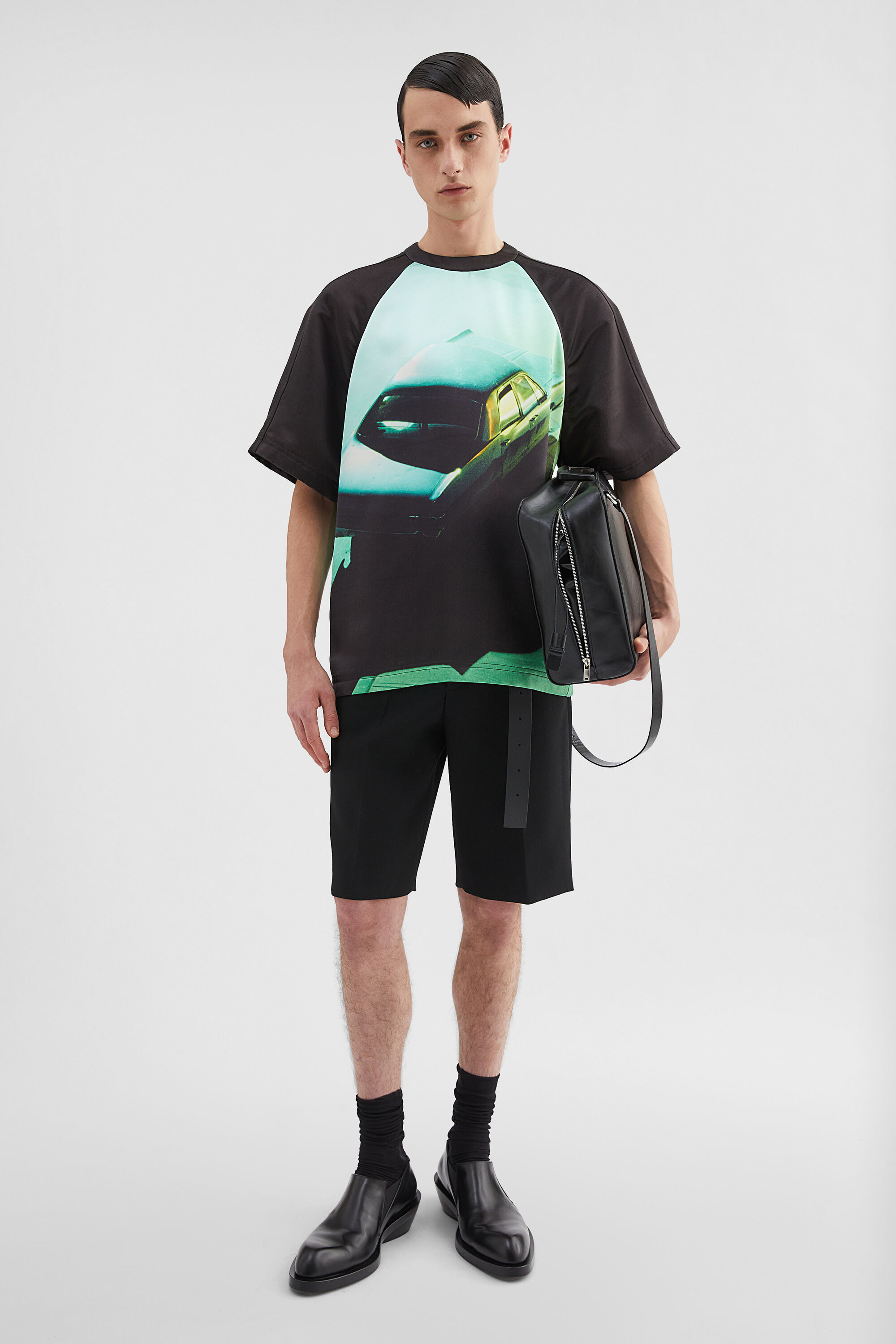 Satin Printed T-Shirt - 5