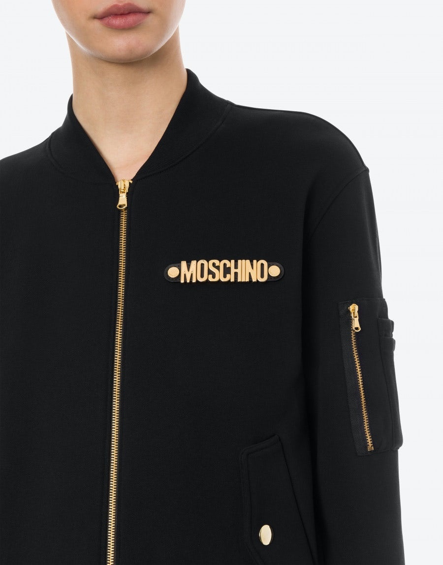 LETTERING LOGO ZIP SWEATSHIRT - 4
