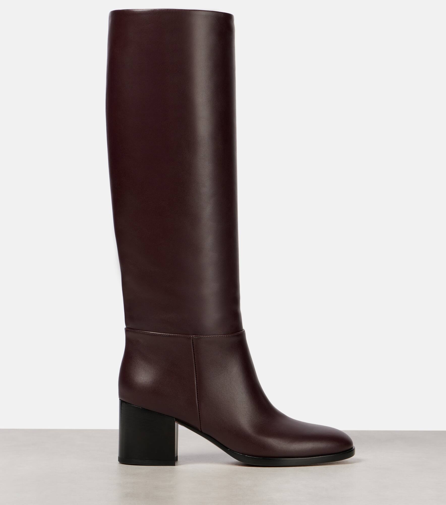 Santiago leather knee-high boots - 4