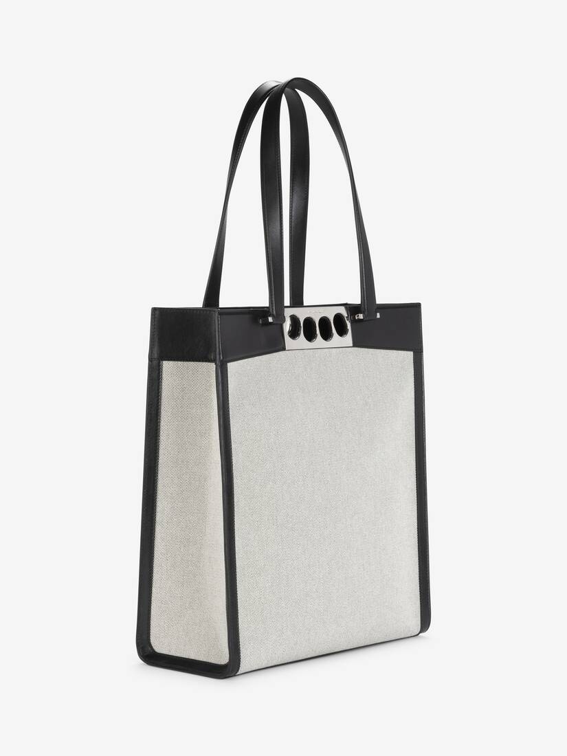 Men's The Grip Tote Bag in White/black - 2