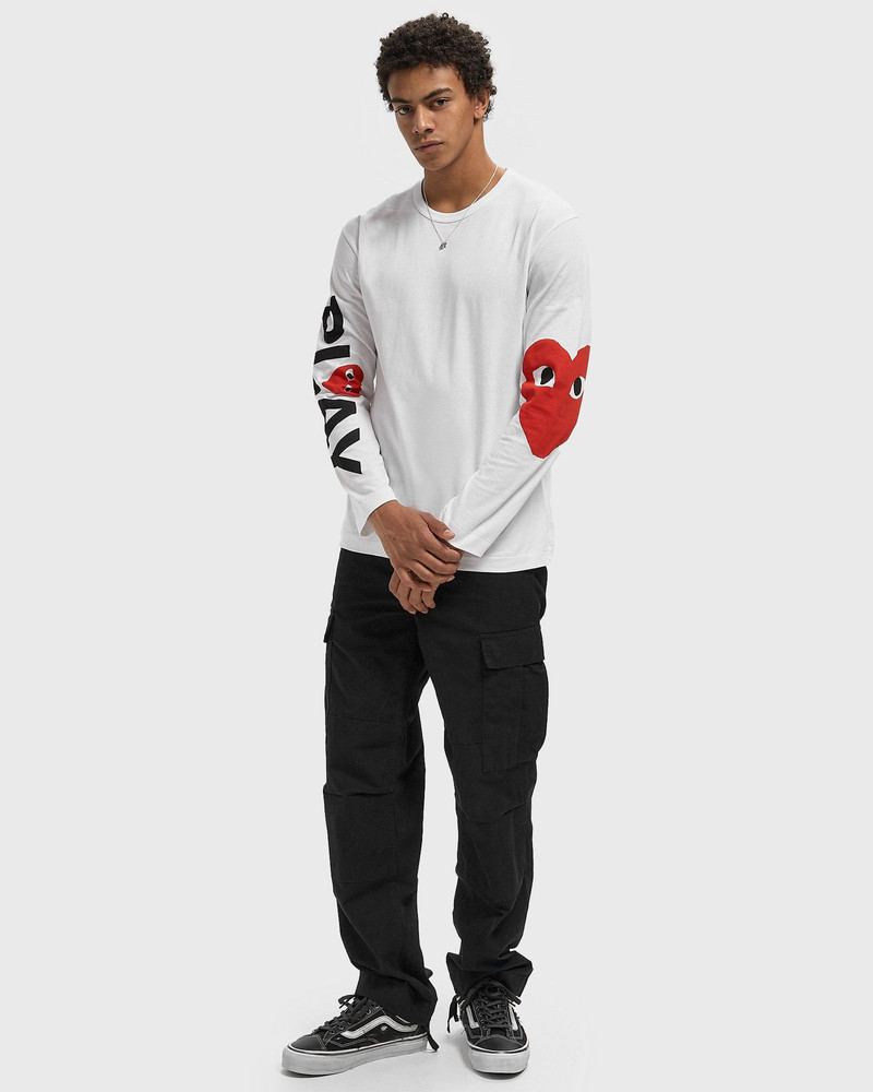 Comme des Garçons PLAY TEE LOGO PRINT KNIT outlook