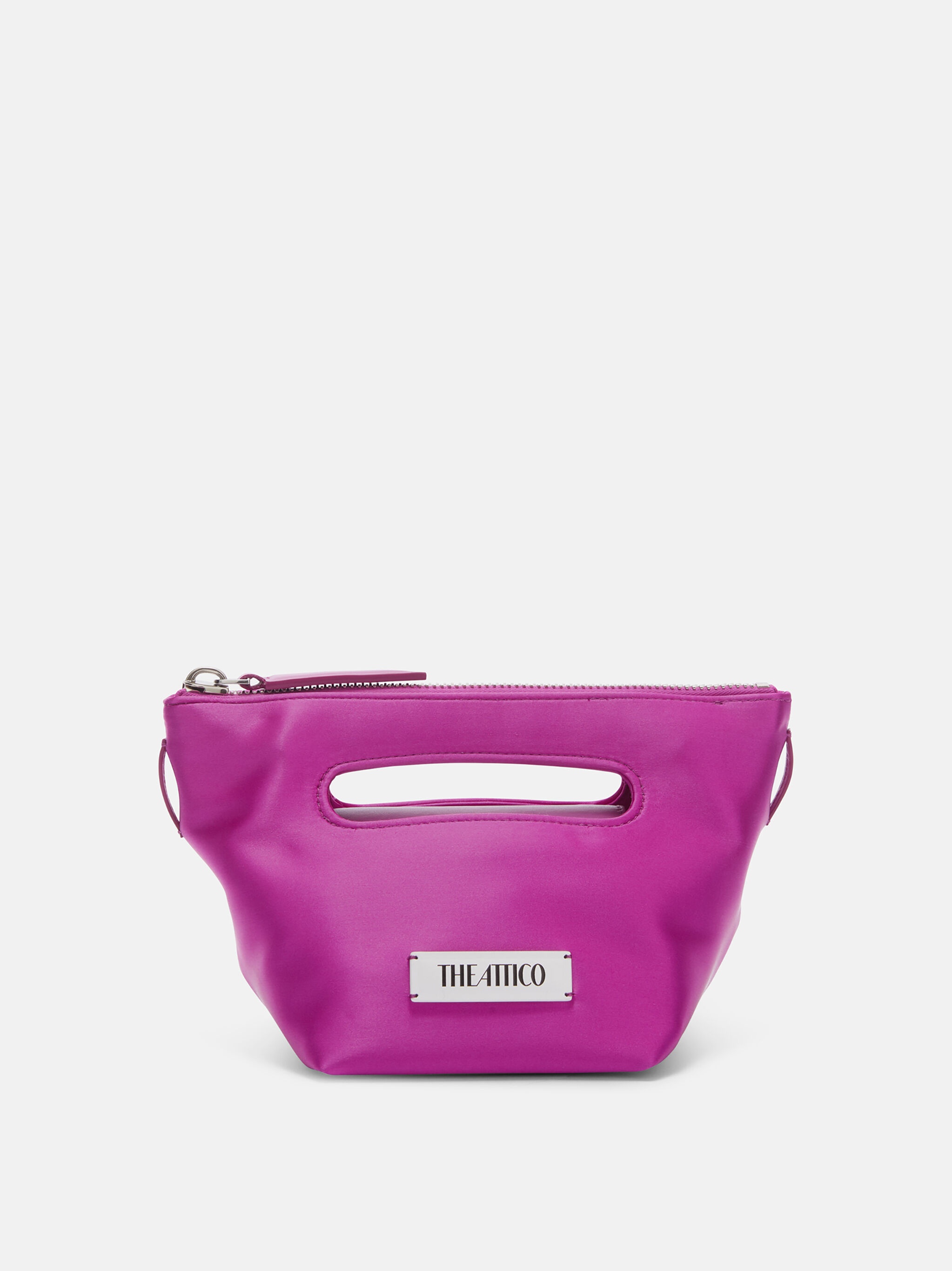 ''VIA DEI GIARDINI 15'' FUCHSIA TOTE BAG - 1