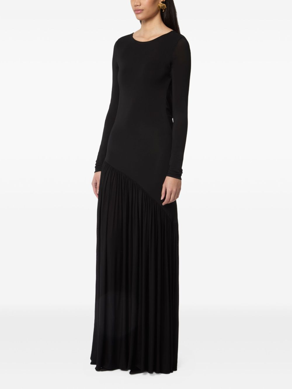 asymmetric maxi dress - 3