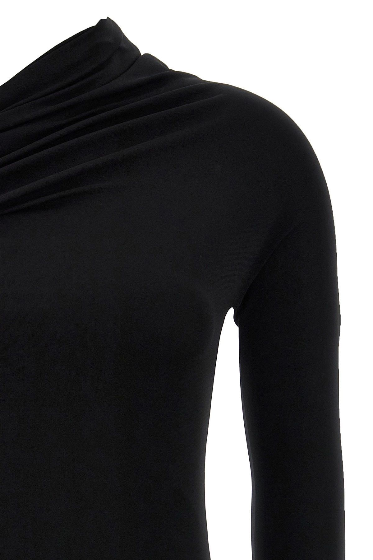 'Twist Crepe Mini' dress - 4