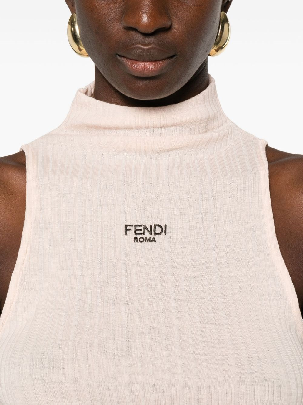 Wool turtle-neck top - 2