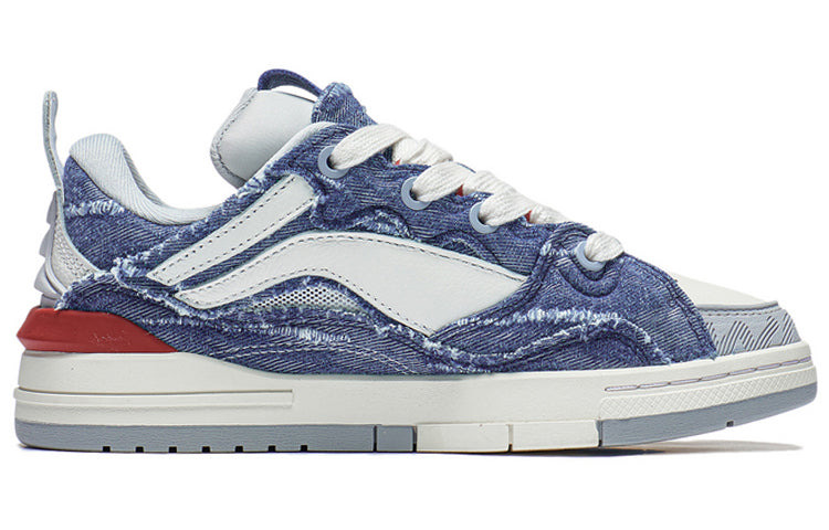 (WMNS) Li-Ning Superwave Golden 'Denim Blue White' AECS074-10 - 12