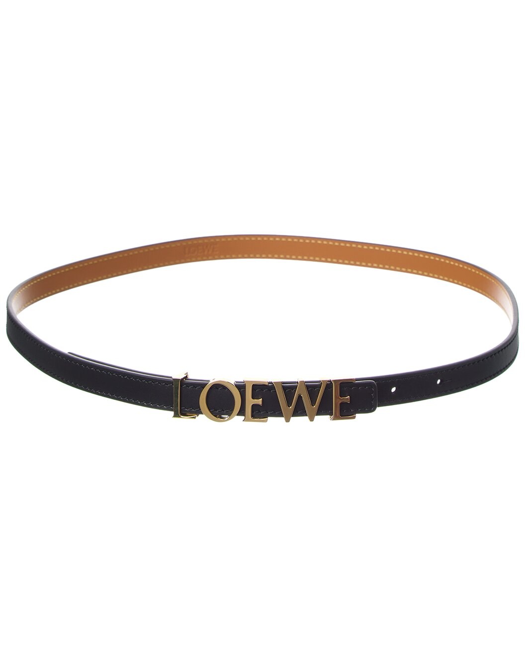 Loewe Logo Leather Belt - 1