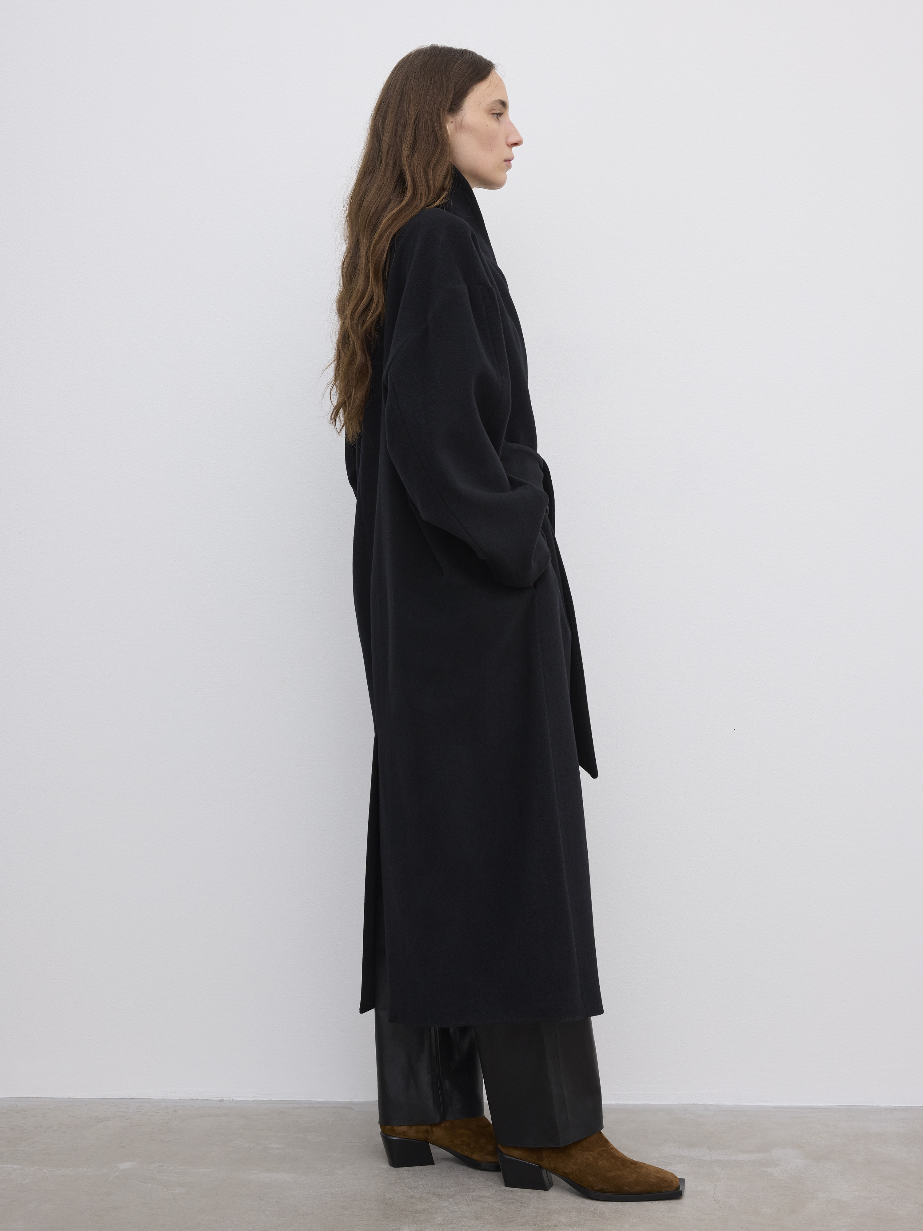 Relaxed Wool Coat - 4