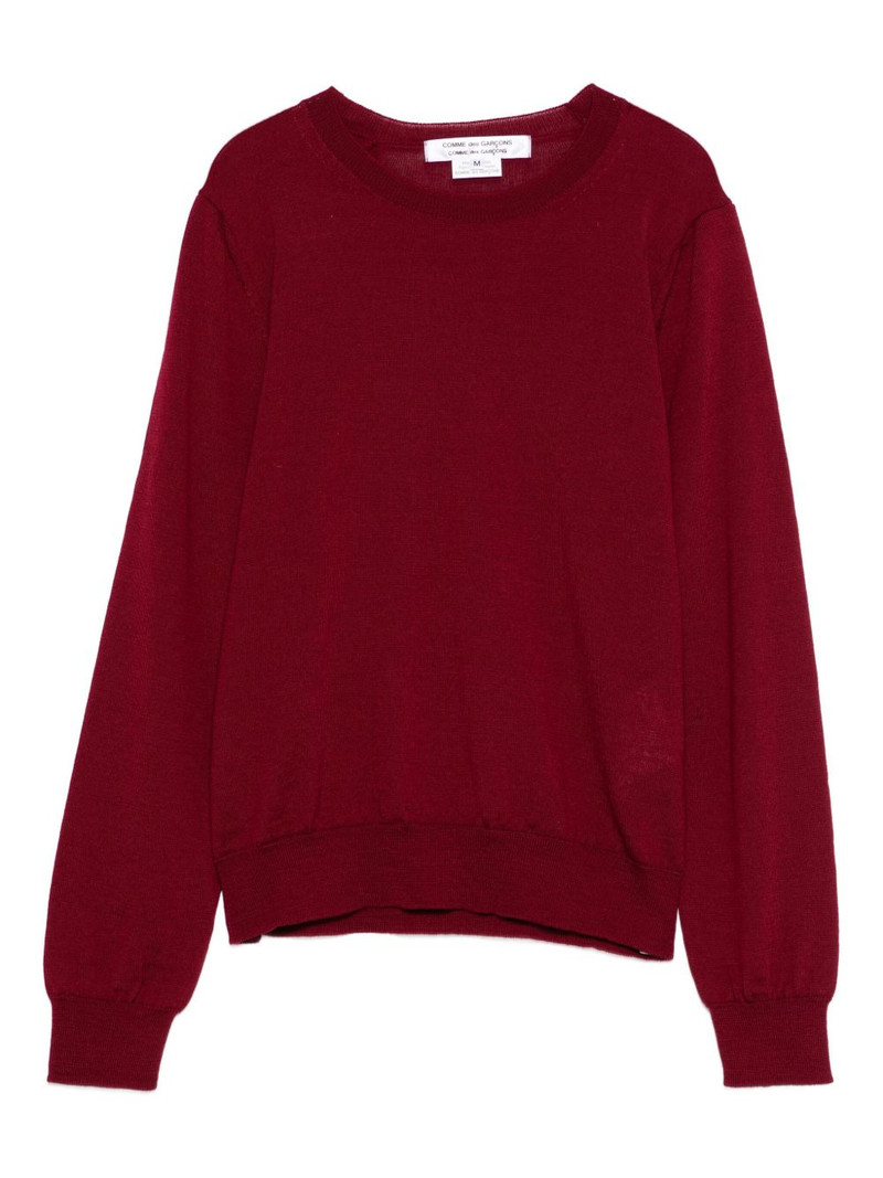 wool crew-neck sweater 1