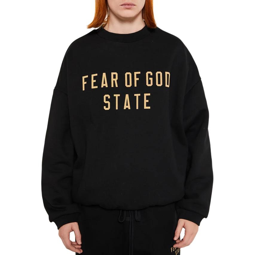 Fear of God Essentials Fleece Crewneck 'Black' 192BT246260F - 3
