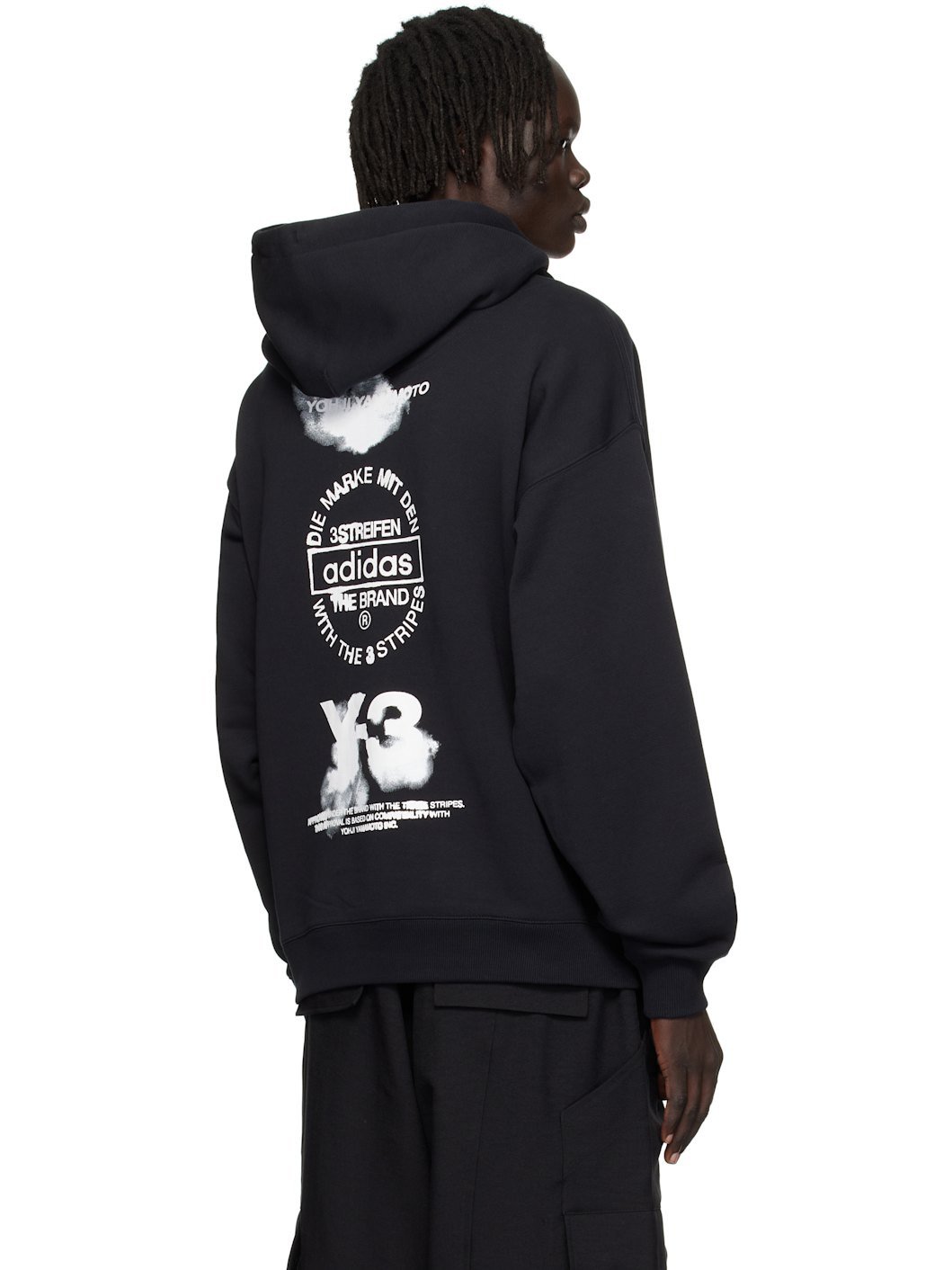 Black Graphic Hoodie - 3