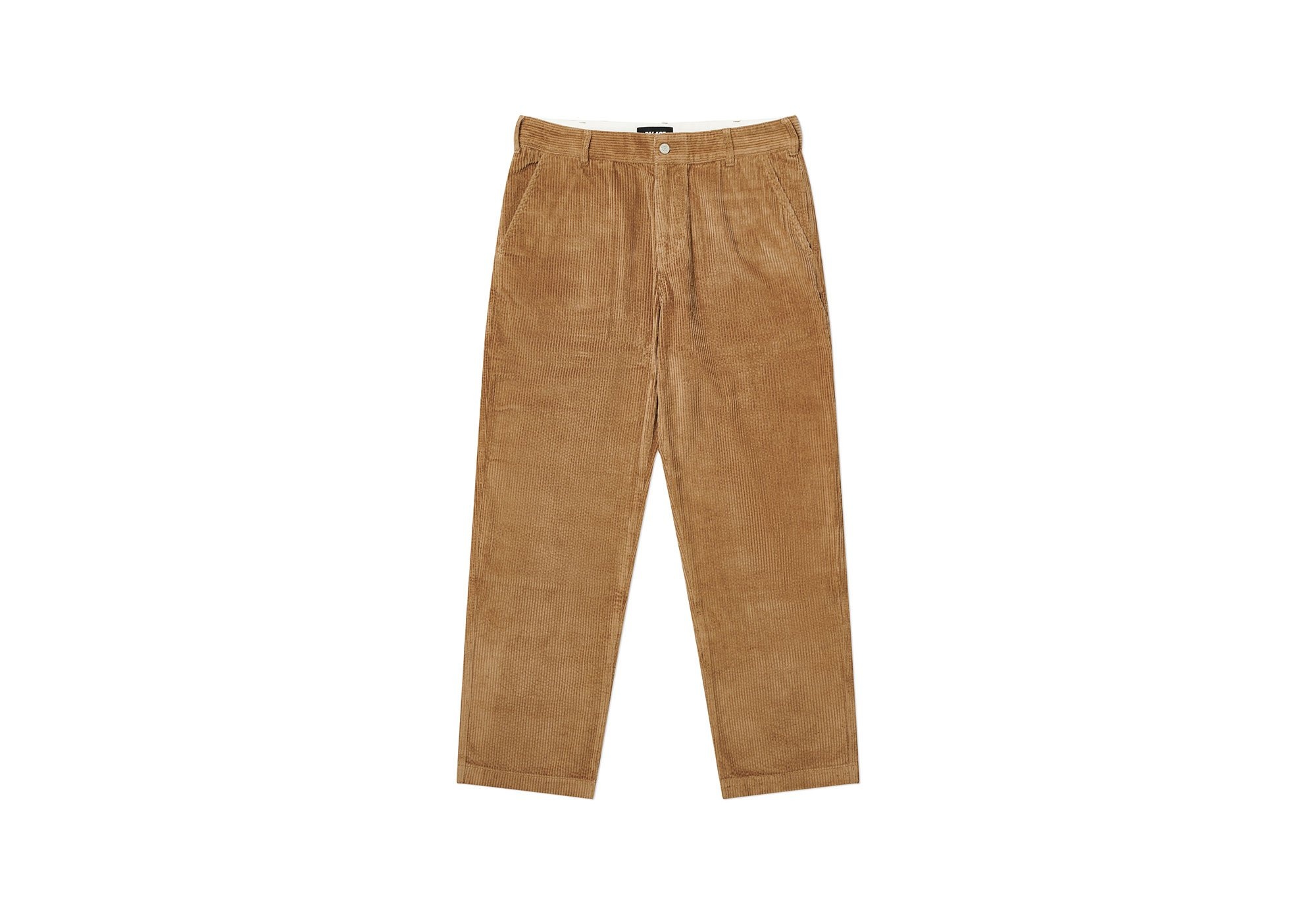 CORD PLAIN PANT FAWN - 1