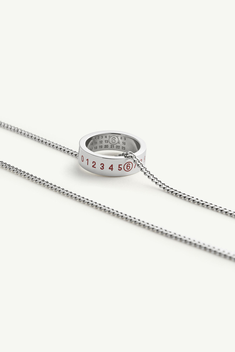 MM6 Maison Margiela Year of the Snake Minimal Numeric Necklace outlook