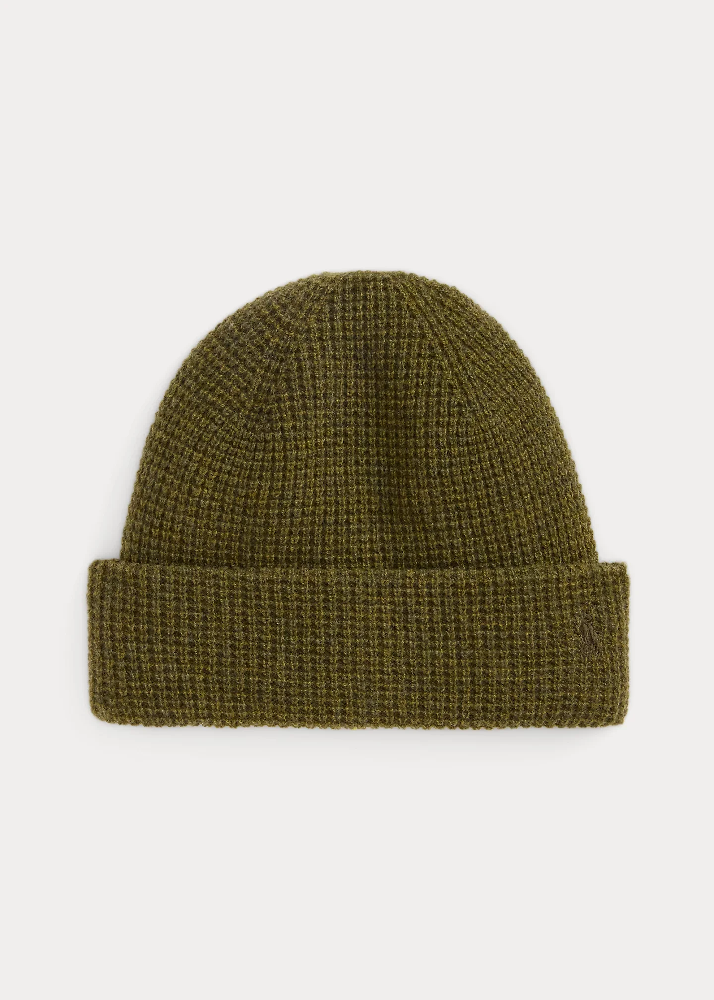 Waffle-Knit Wool-Cashmere Beanie - 1