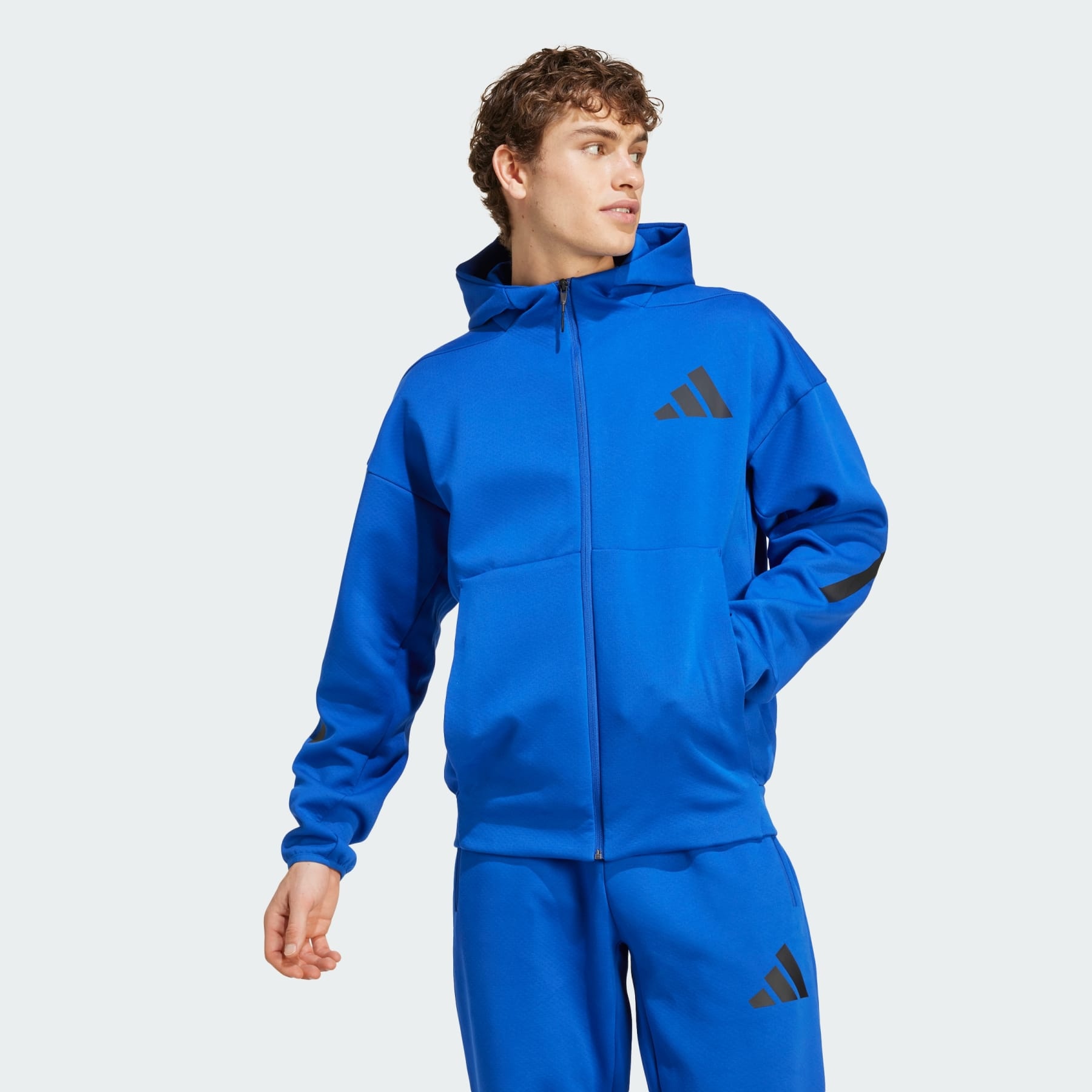 adidas Z.N.E. Full-Zip Hooded Track Jacket | REVERSIBLE