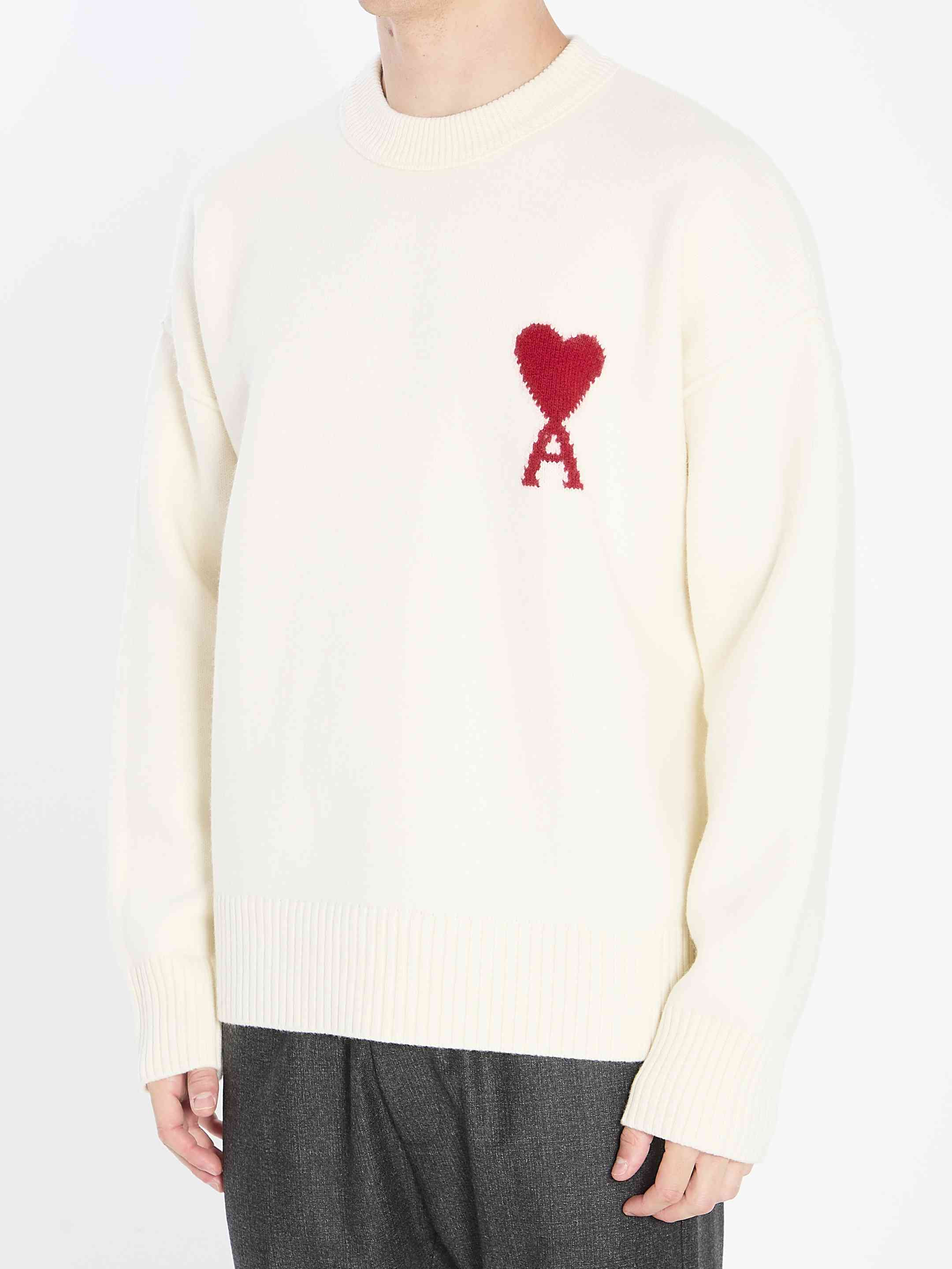 Ami Paris Men Ami De Coeur Sweater - 2