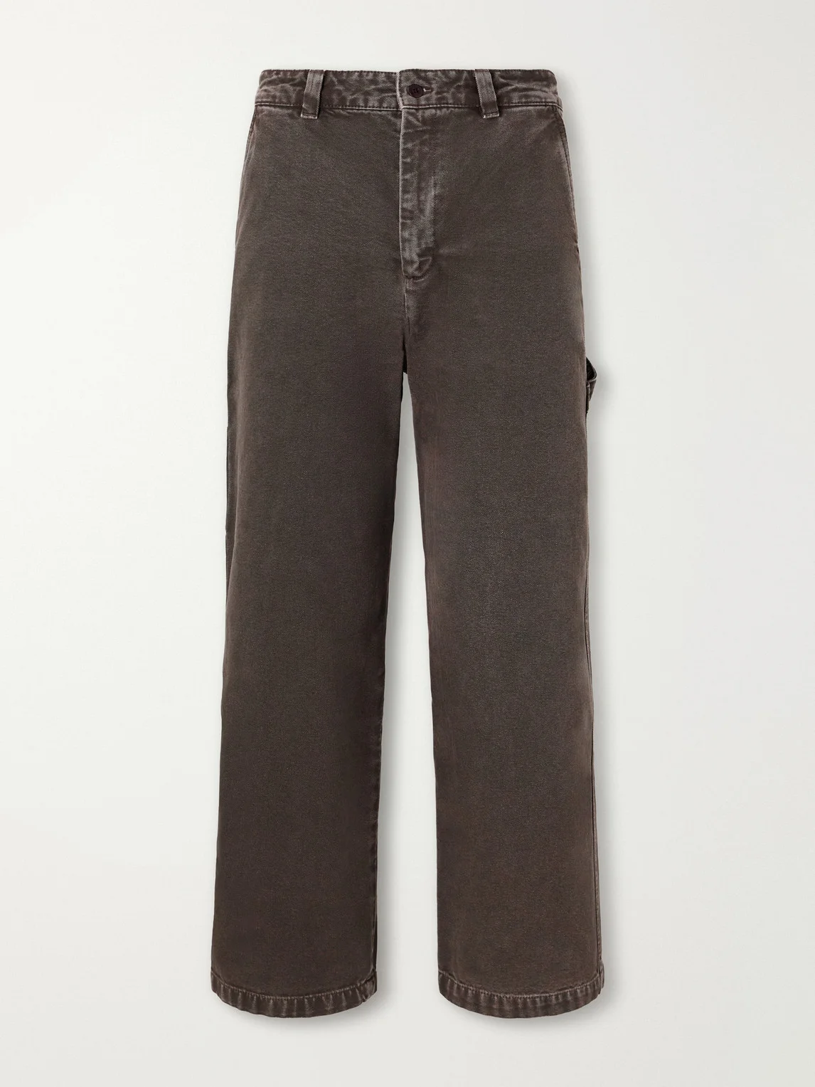 Dan Carpenter Wide-Leg Cotton-Canvas Trousers - 1